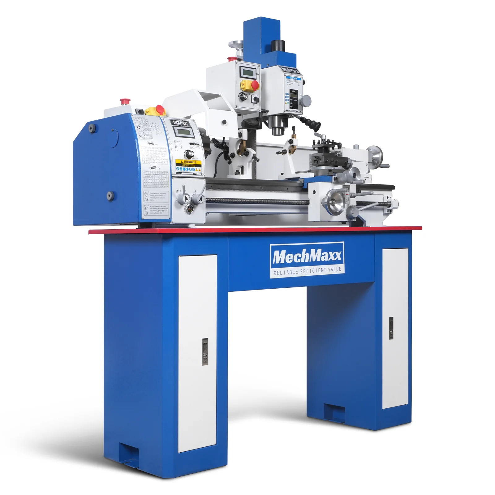 1.5 HP 10'' x 30'' Combination Lathe Milling Drilling Machine, 1.5'' Spindle Bore, 0-2000 RPM Variable Speed, High Precision Benchtop Lathe for Metalworking – Without Stand 1030VC - Image 17