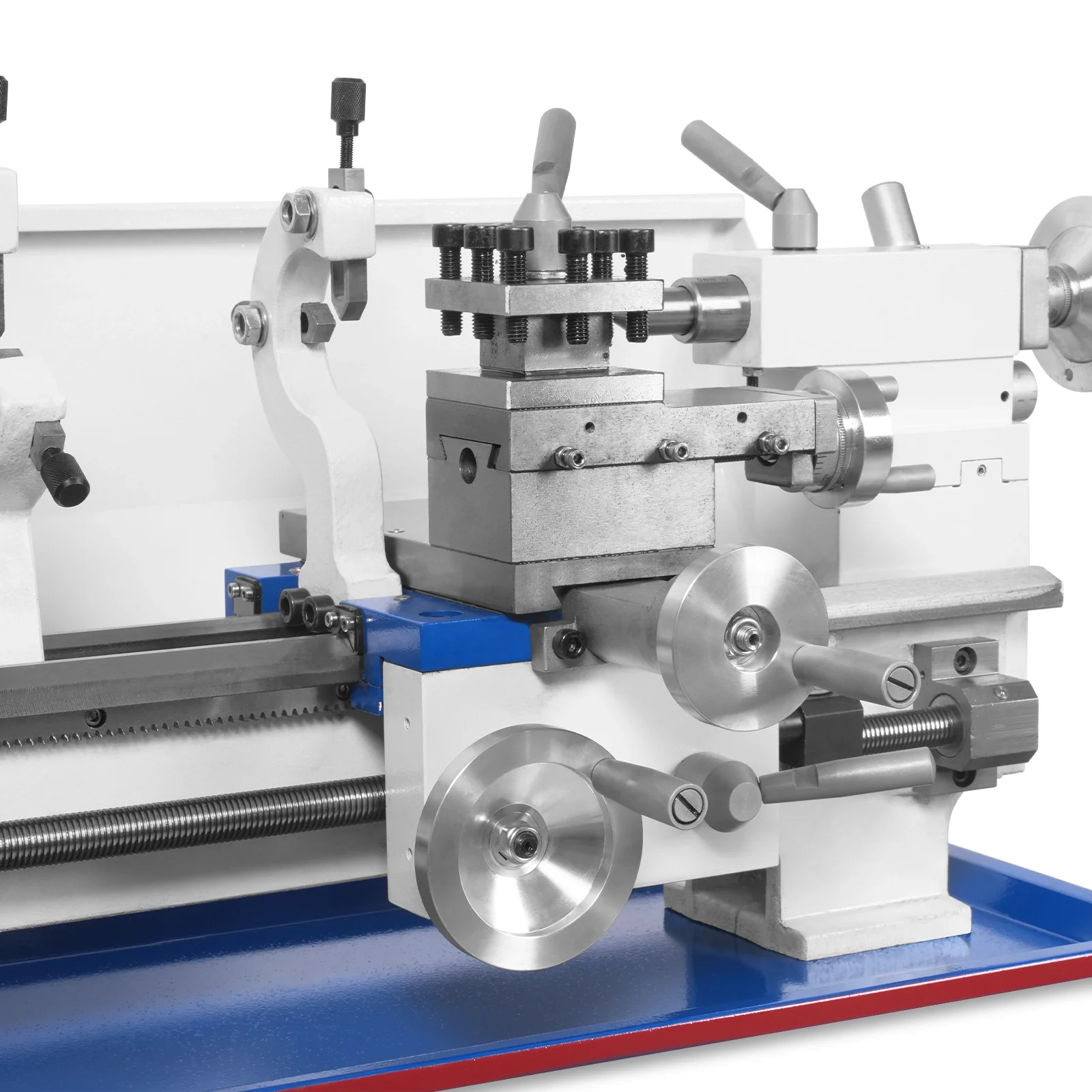 1.5‘’ Spindle Bore Metal Lathe Machine 8'' x 16'' High Precision Brushless Motor Mini 1.5HP Benchtop 0-2500 RPM Variable Speed Metal Working Machine 1.5‘’ Spindle Bore Small Lathe without Stand 0831V - Image 12