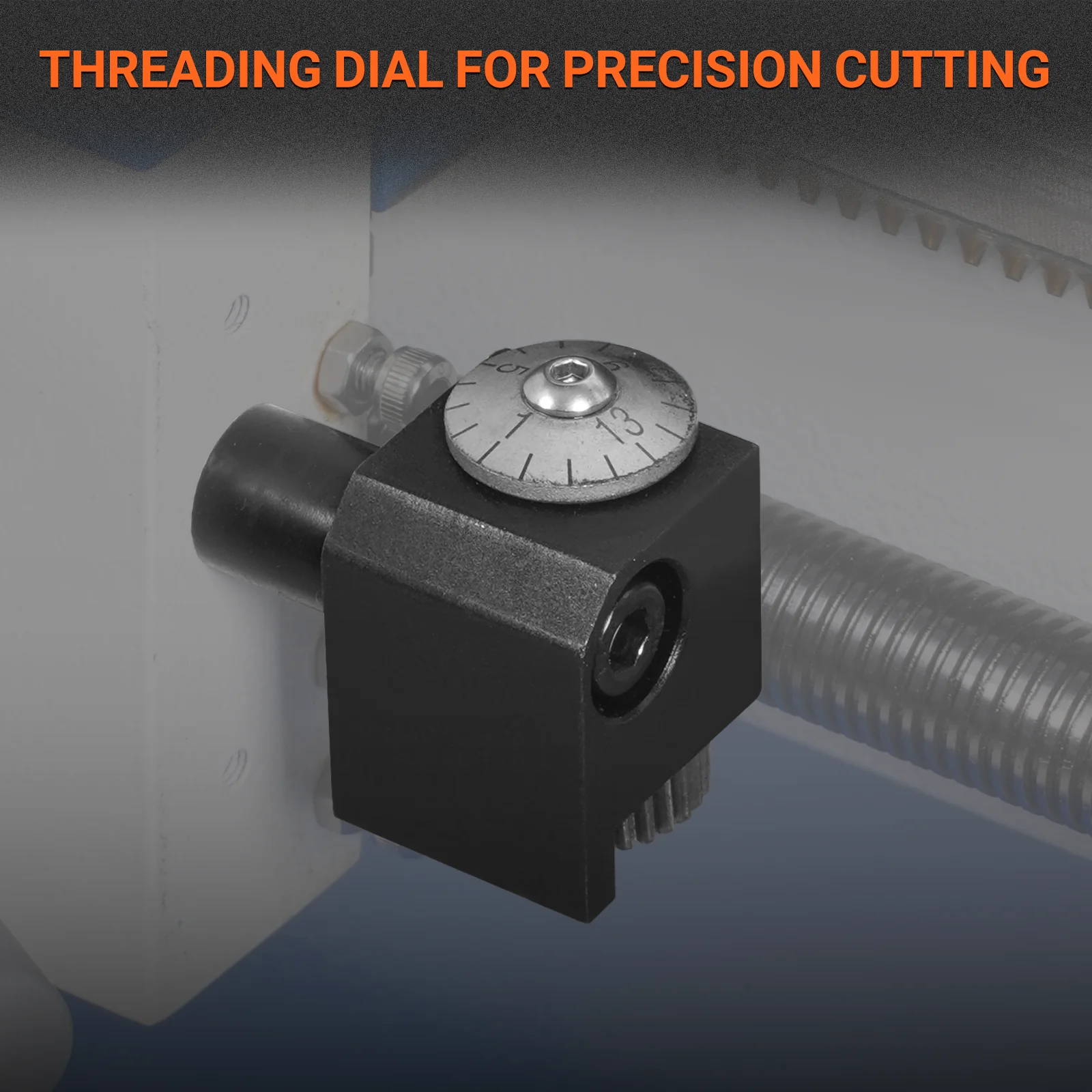 1.5‘’ Spindle Bore Metal Lathe Machine 8'' x 16'' High Precision Brushless Motor Mini 1.5HP Benchtop 0-2500 RPM Variable Speed Metal Working Machine 1.5‘’ Spindle Bore Small Lathe without Stand 0831V - Image 8