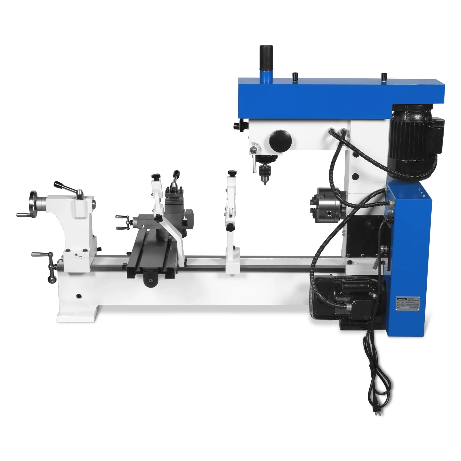 1 HP 16''x32'' Multi-Function Metal Lathe Milling Machine Head for Metalworking – Lathe, Drilling, and Milling Operations with Powerful Motor, Perfect for DIY, Workshops, and Professional Metalworking Projects without Stand CLM1632 - Image 13