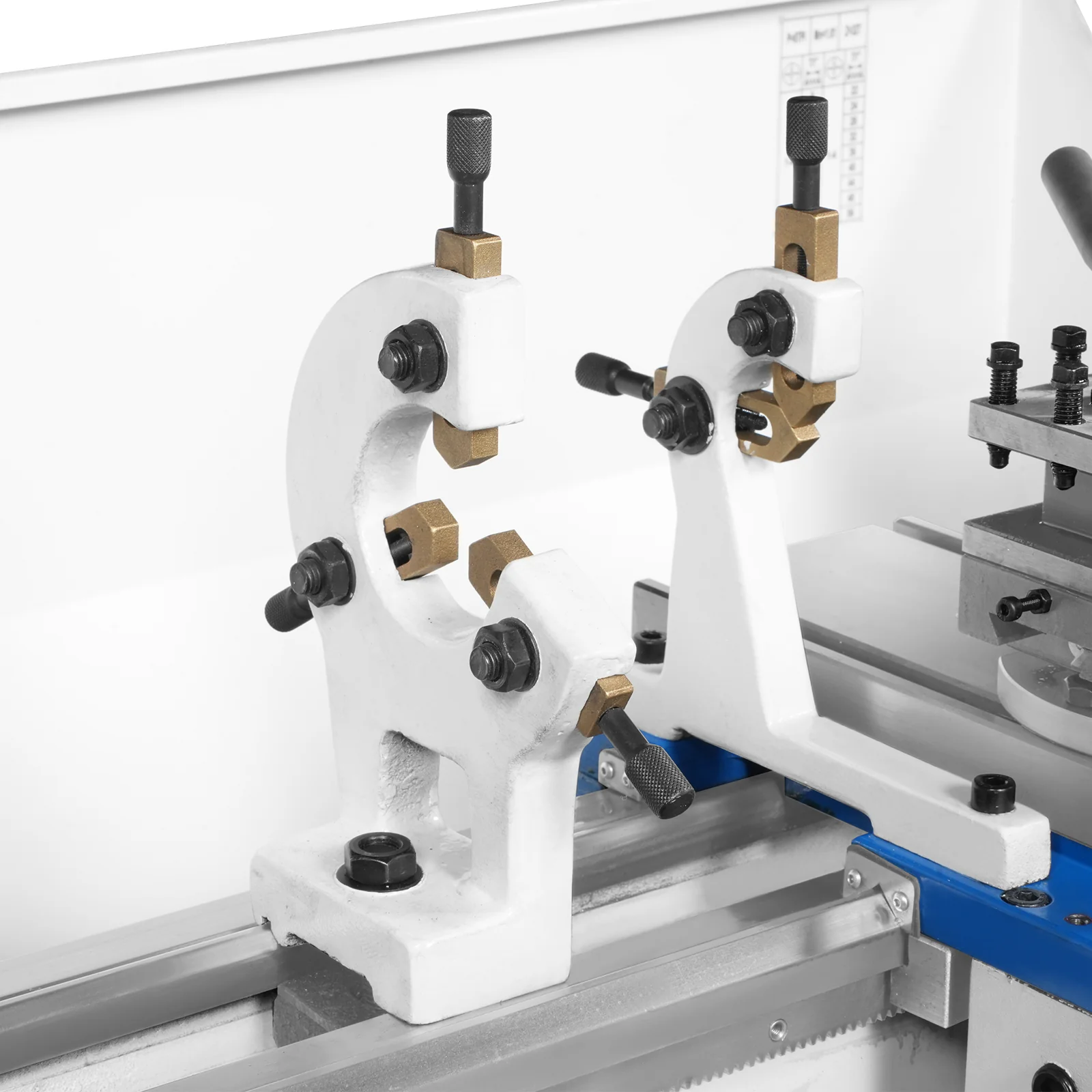 10'' x 22'' Industrial Metal Lathe Machine High Precision Benchtop 1.5HP Brushless Motor 0-2000 RPM Variable Speed Metal Working Machine Small Lathe without Stand 1022V - Image 8