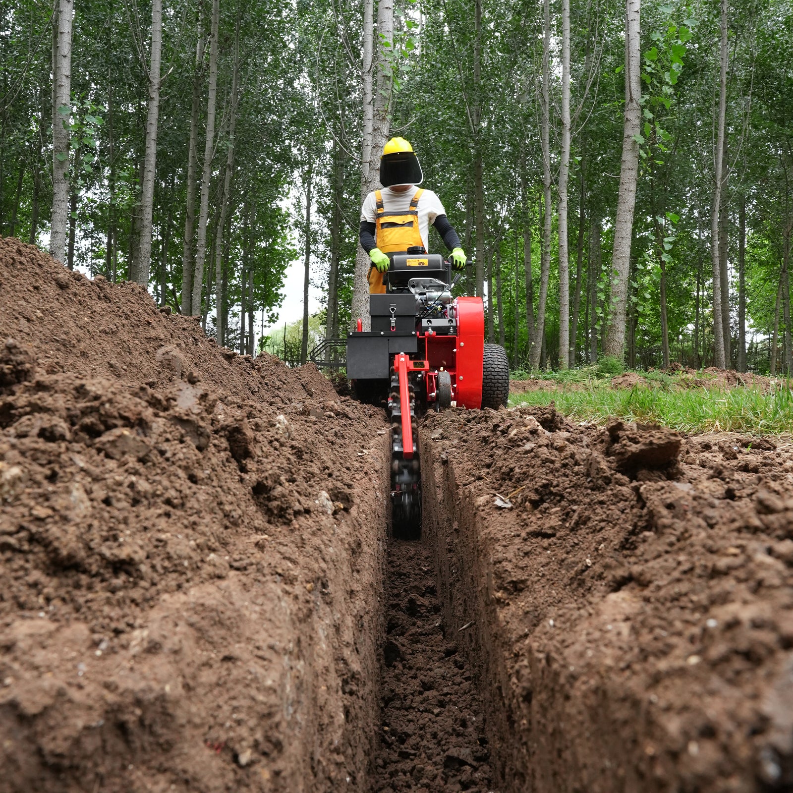 14HP 429cc KOHLER E-start 24'' Ditching Mini Trencher ,  TCR1500 - Image 3