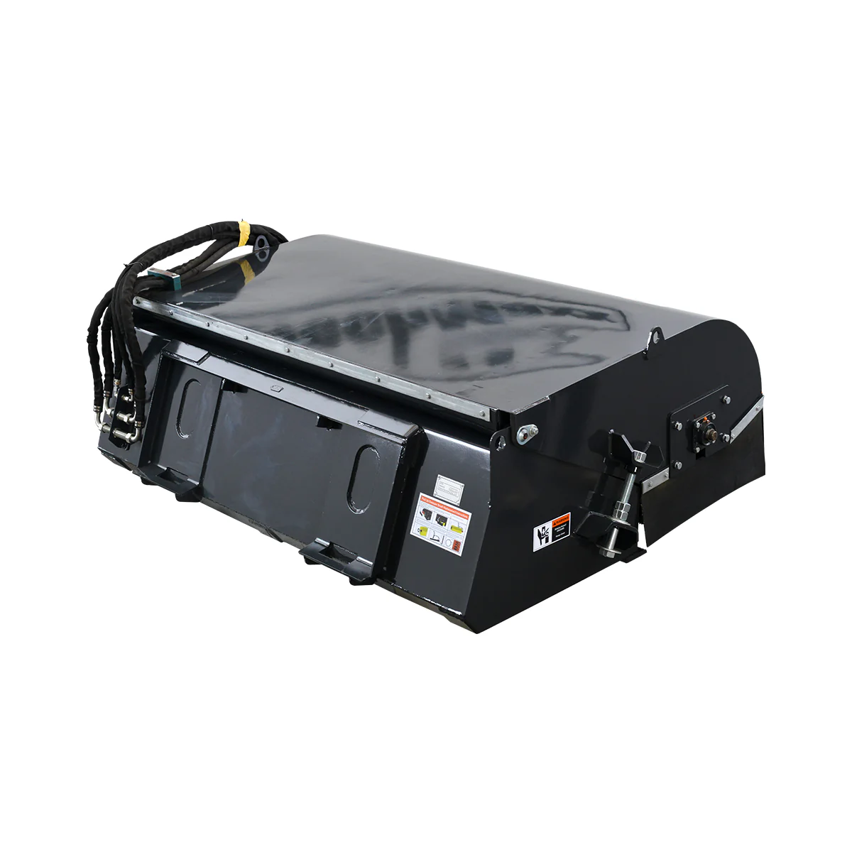 MechMaxx 72" Skid Steer Sweeper Pick Up Box Broom Attachment - Image 4