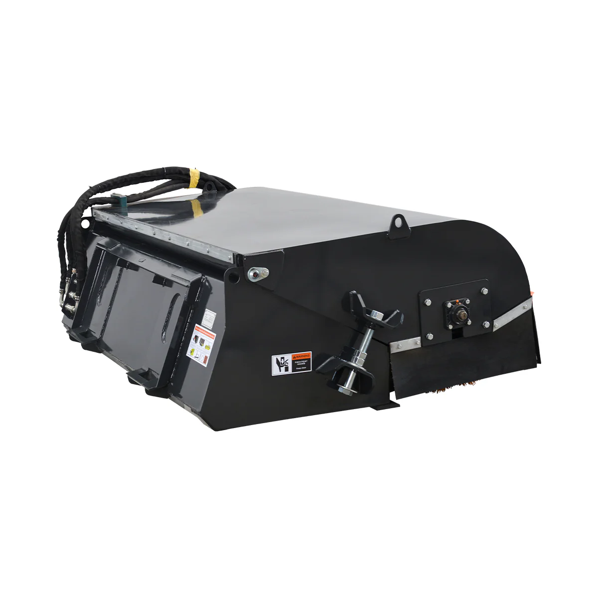 MechMaxx 72" Skid Steer Sweeper Pick Up Box Broom Attachment - Image 6