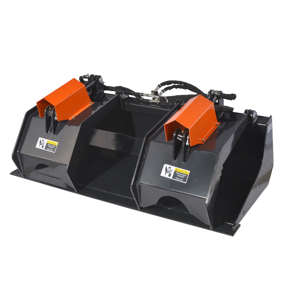 72” Skid Steer Solid Bottom Grapple Bucket, 38.5in Grab Opening, 3000lbs Capacity , SWG72 - Image 5