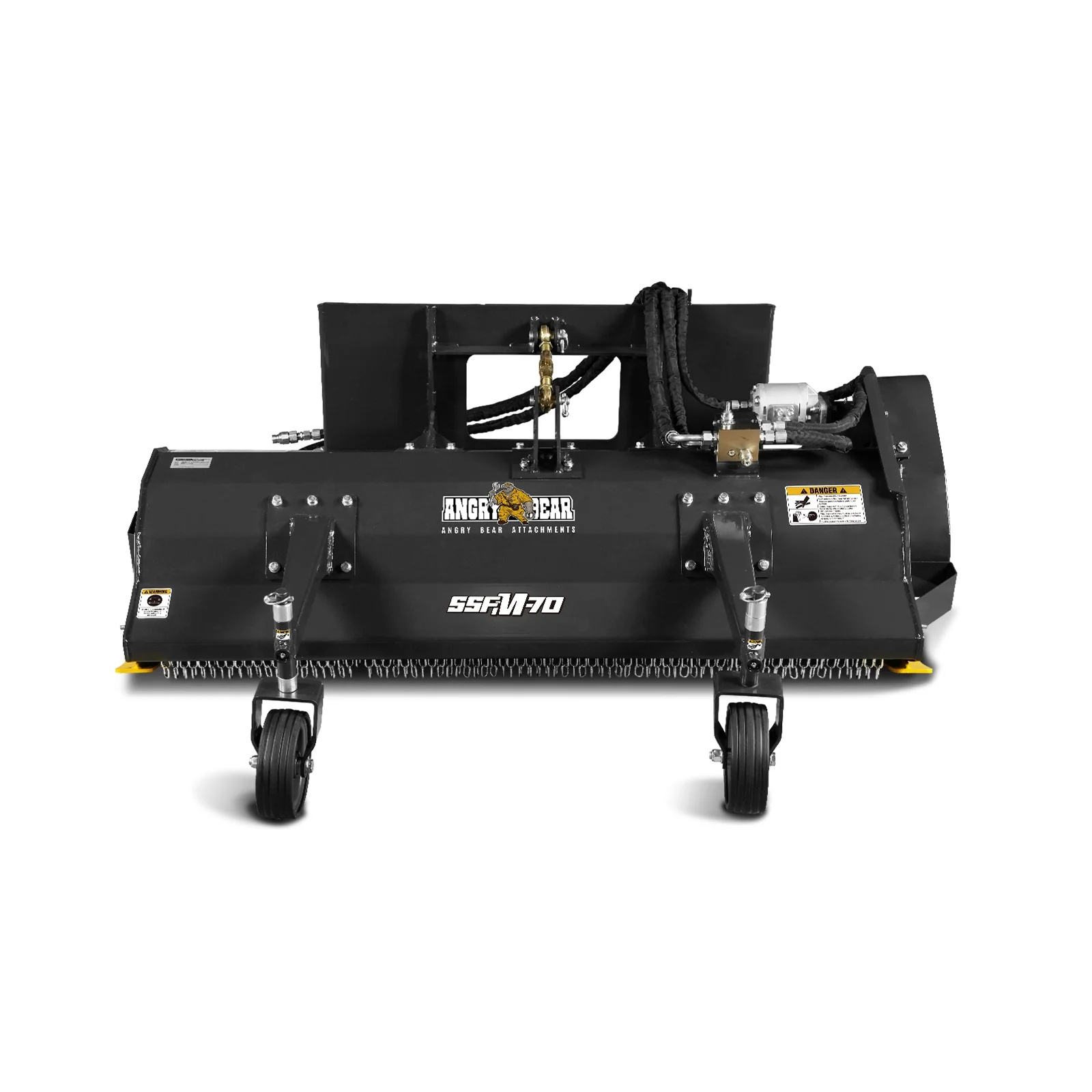 MechMaxx 68" Hydraulic Skid Steer Flail Mower Attachment,  SSFM-70 - Image 3