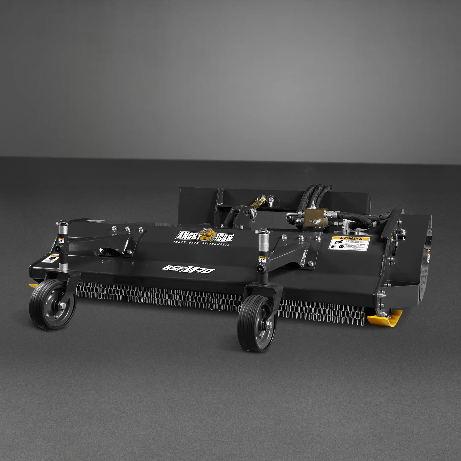 MechMaxx 68" Hydraulic Skid Steer Flail Mower Attachment,  SSFM-70 - Image 8