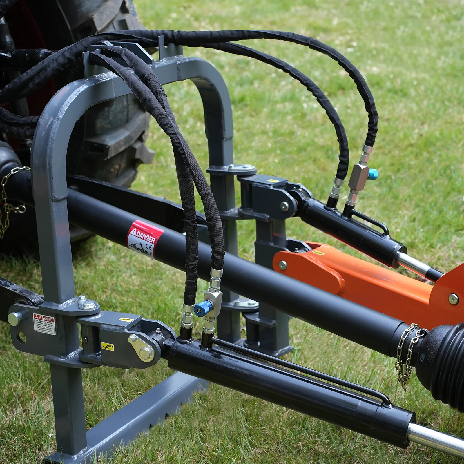 24'' Cutting Wheel Hydraulic Cylinders Stump Grinder,  (PTO Shaft Included with Slip Clutch) ,  35-60hp,   TSG61 - Image 11