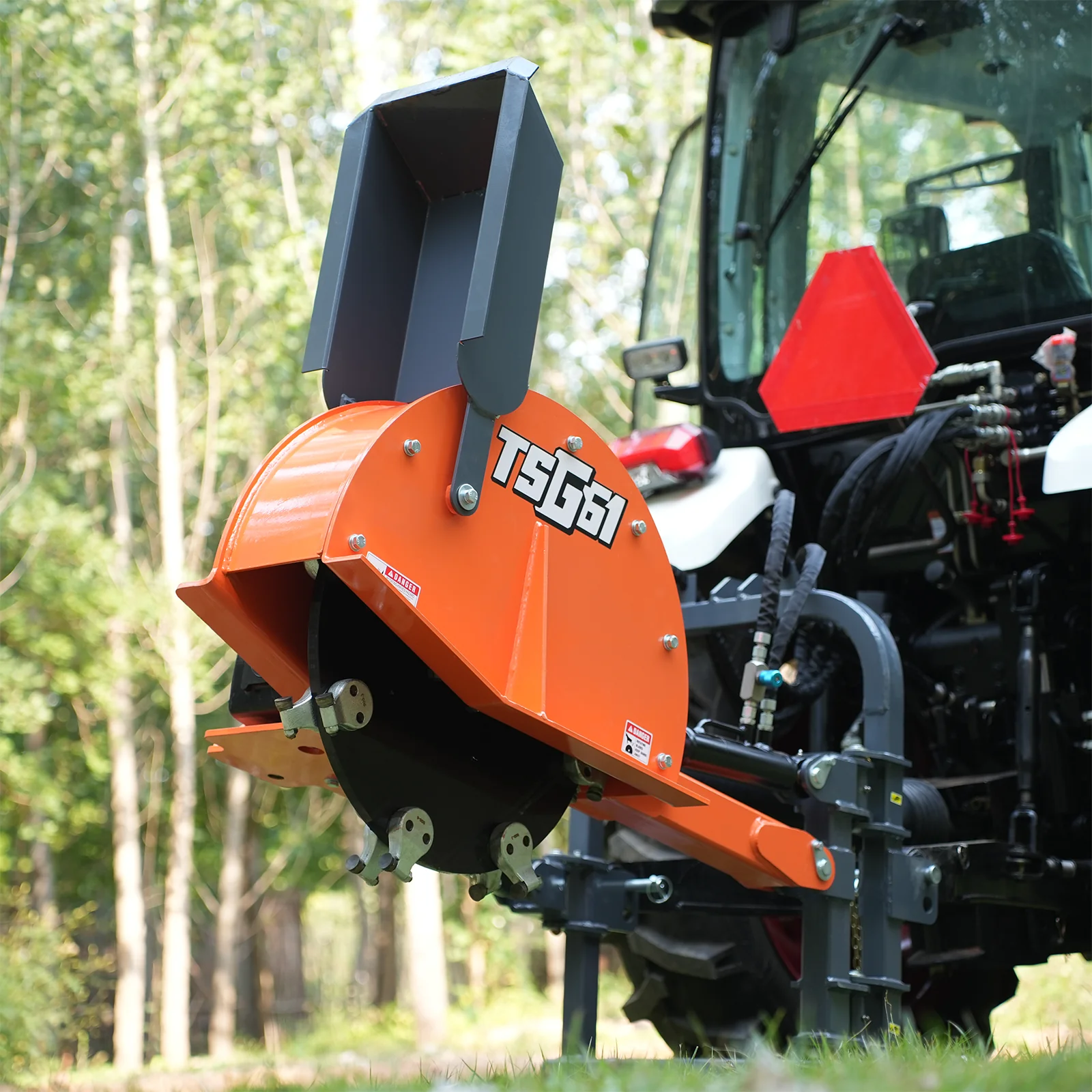 24'' Cutting Wheel Hydraulic Cylinders Stump Grinder,  (PTO Shaft Included with Slip Clutch) ,  35-60hp,   TSG61 - Image 13