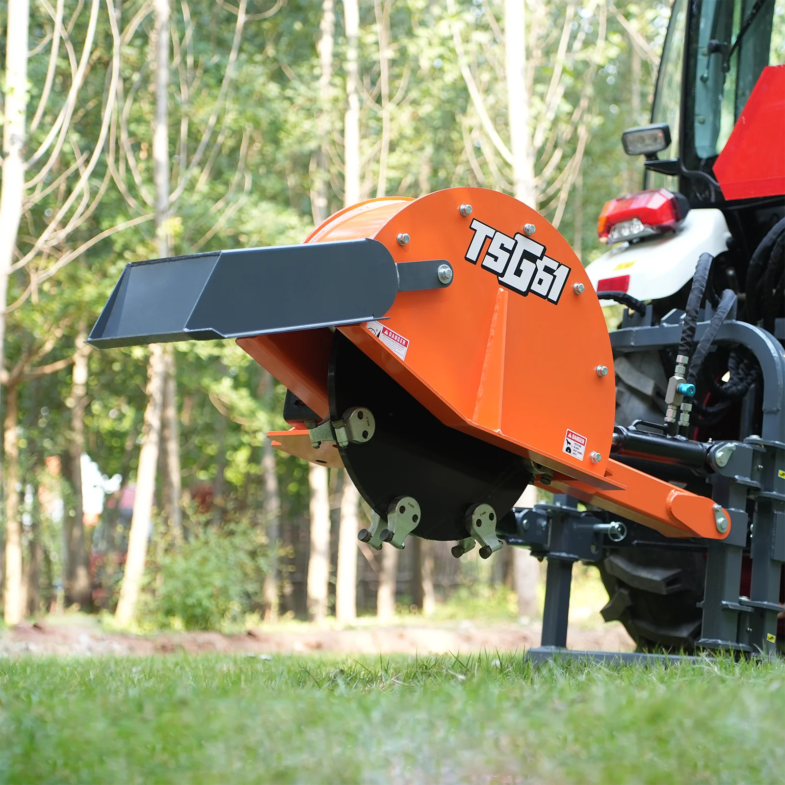 24'' Cutting Wheel Hydraulic Cylinders Stump Grinder,  (PTO Shaft Included with Slip Clutch) ,  35-60hp,   TSG61 - Image 14