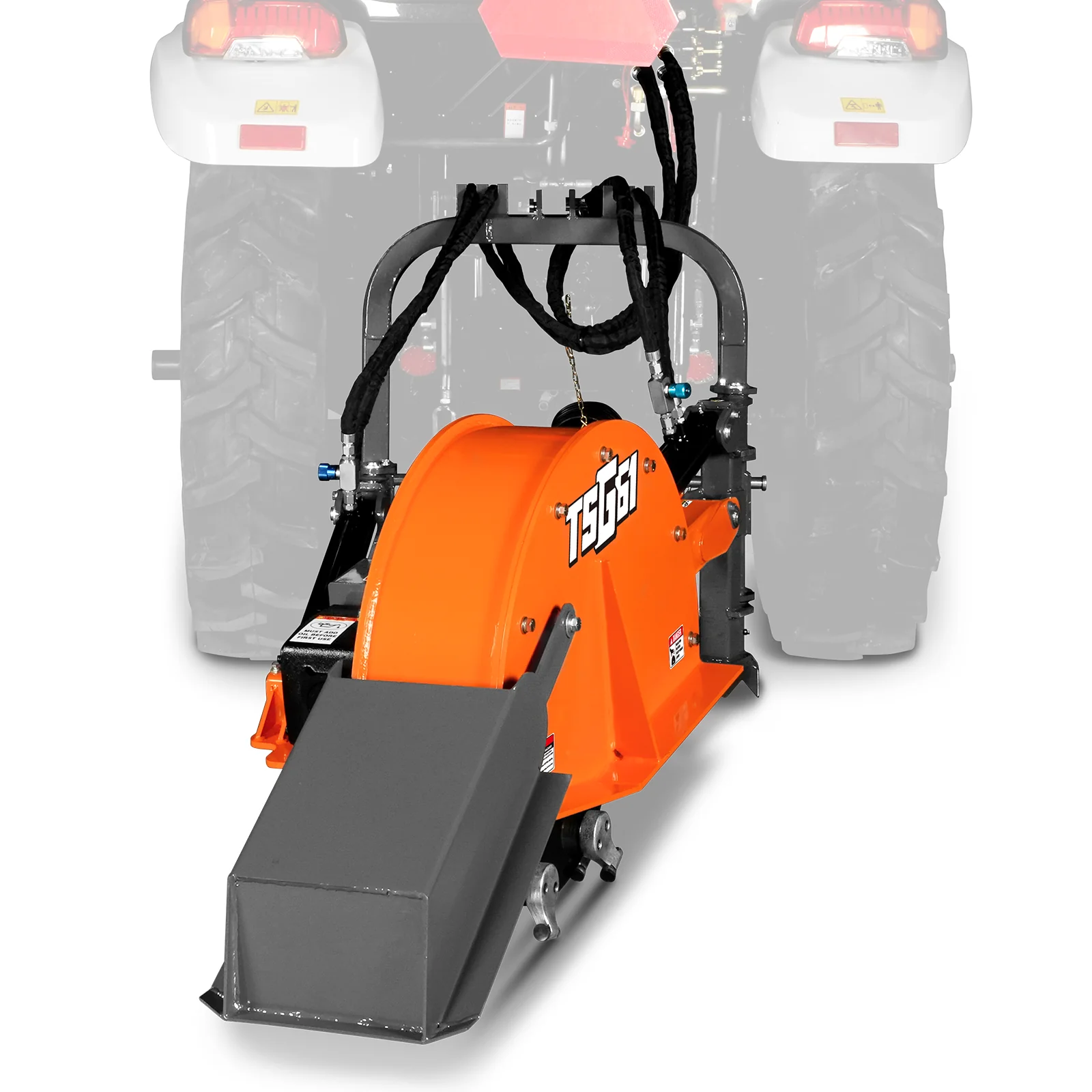 24'' Cutting Wheel Hydraulic Cylinders Stump Grinder,  (PTO Shaft Included with Slip Clutch) ,  35-60hp,   TSG61 - Image 15