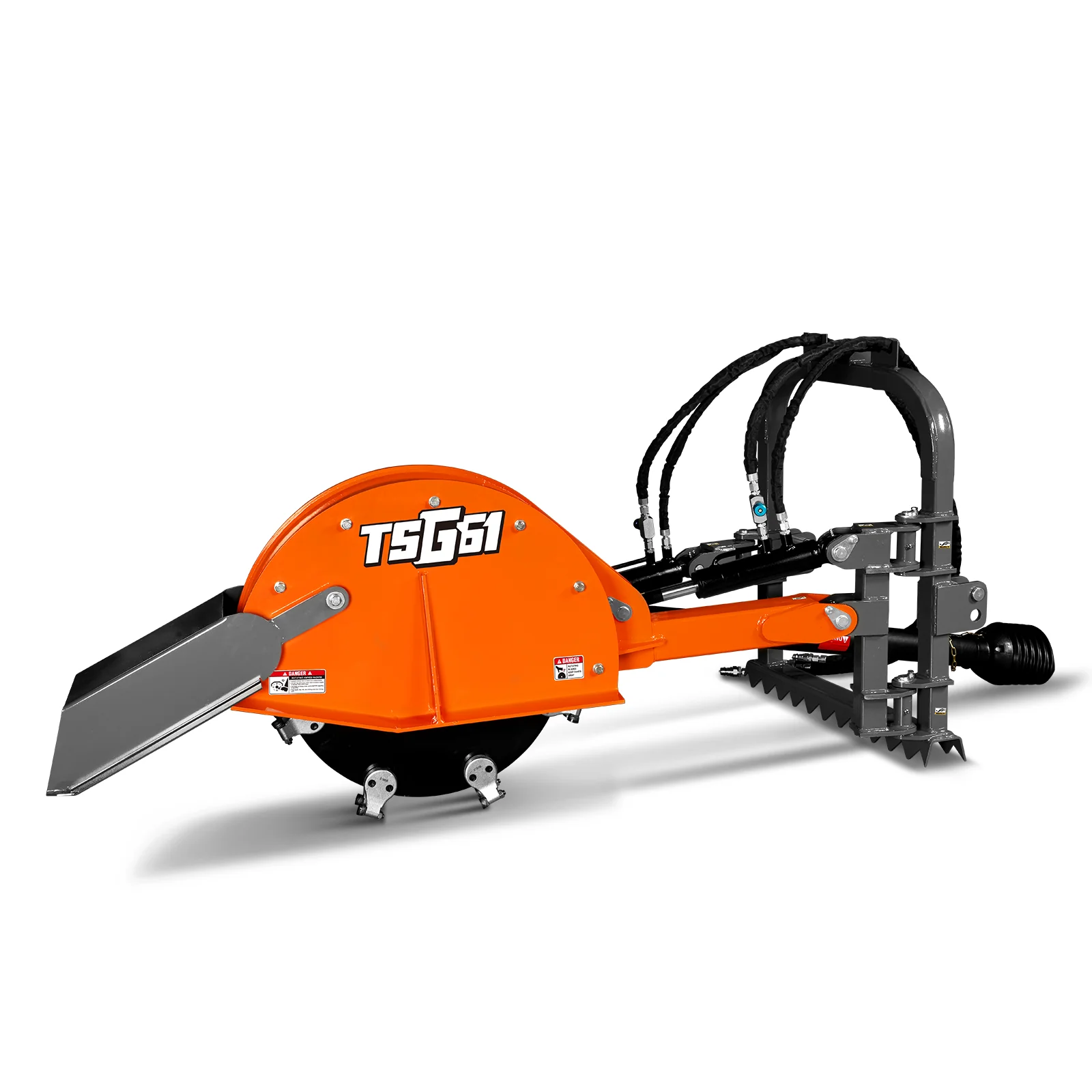 24'' Cutting Wheel Hydraulic Cylinders Stump Grinder,  (PTO Shaft Included with Slip Clutch) ,  35-60hp,   TSG61 - Image 22