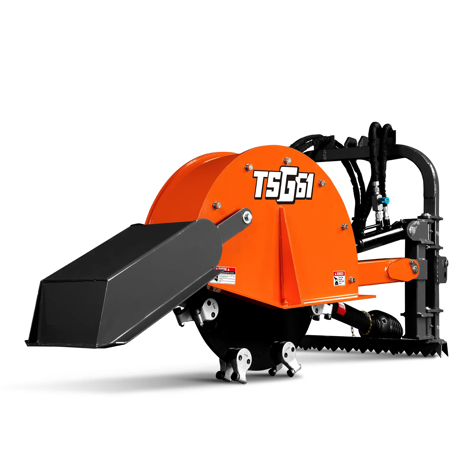 24'' Cutting Wheel Hydraulic Cylinders Stump Grinder,  (PTO Shaft Included with Slip Clutch) ,  35-60hp,   TSG61 - Image 26