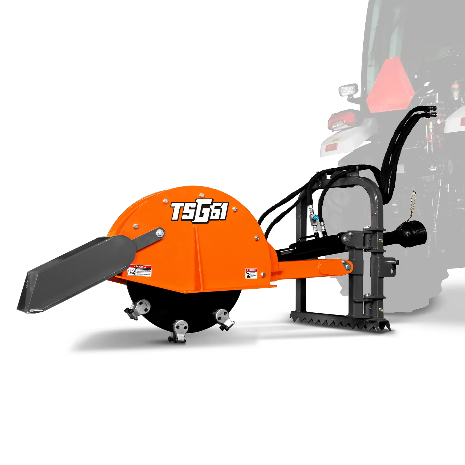 24'' Cutting Wheel Hydraulic Cylinders Stump Grinder,  (PTO Shaft Included with Slip Clutch) ,  35-60hp,   TSG61 - Image 33