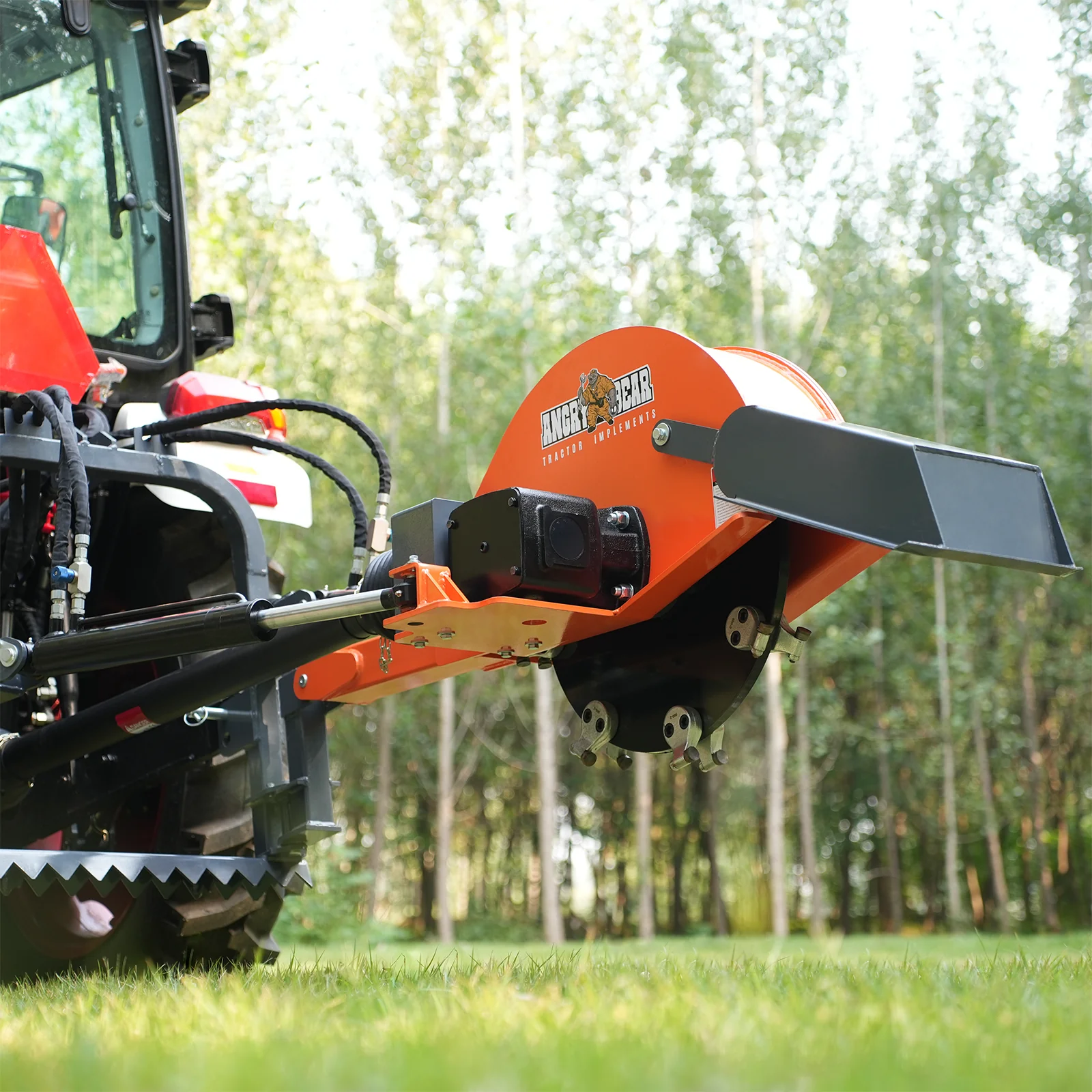 24'' Cutting Wheel Hydraulic Cylinders Stump Grinder,  (PTO Shaft Included with Slip Clutch) ,  35-60hp,   TSG61 - Image 6