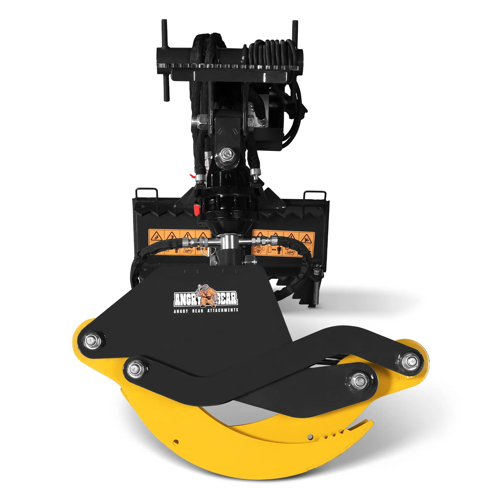 59" Multi-purpose Hydraulic Rotating Log Grapple For Mini Skid Steer, 1500lbs Lift Capacity, 360° Rotational Ability - Image 11