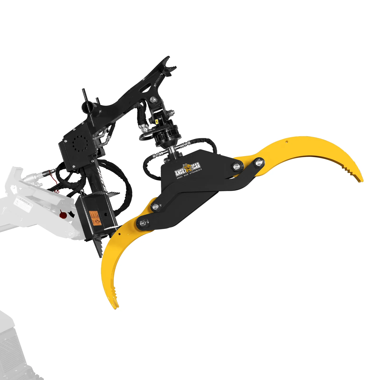 59" Multi-purpose Hydraulic Rotating Log Grapple For Mini Skid Steer, 1500lbs Lift Capacity, 360° Rotational Ability - Image 18