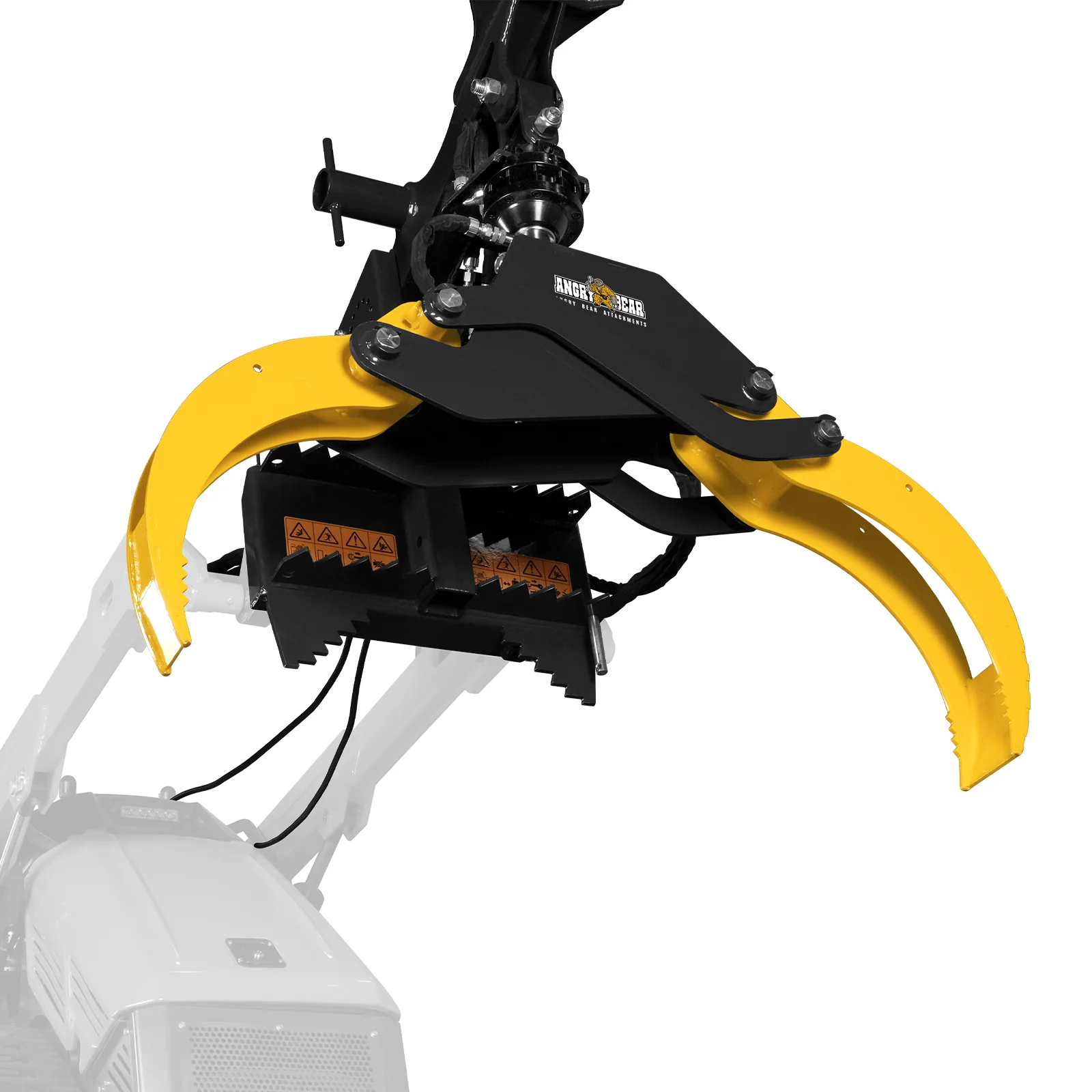 59" Multi-purpose Hydraulic Rotating Log Grapple For Mini Skid Steer, 1500lbs Lift Capacity, 360° Rotational Ability - Image 19