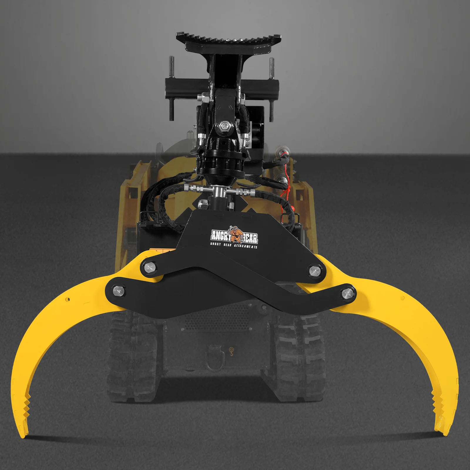 59" Multi-purpose Hydraulic Rotating Log Grapple For Mini Skid Steer, 1500lbs Lift Capacity, 360° Rotational Ability - Image 25