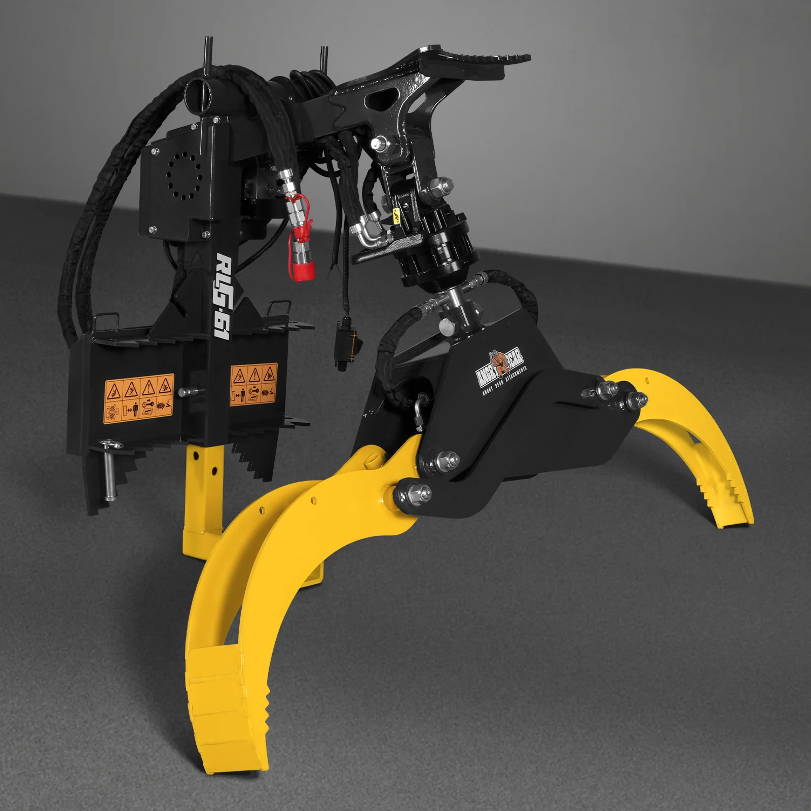 59" Multi-purpose Hydraulic Rotating Log Grapple For Mini Skid Steer, 1500lbs Lift Capacity, 360° Rotational Ability - Image 26