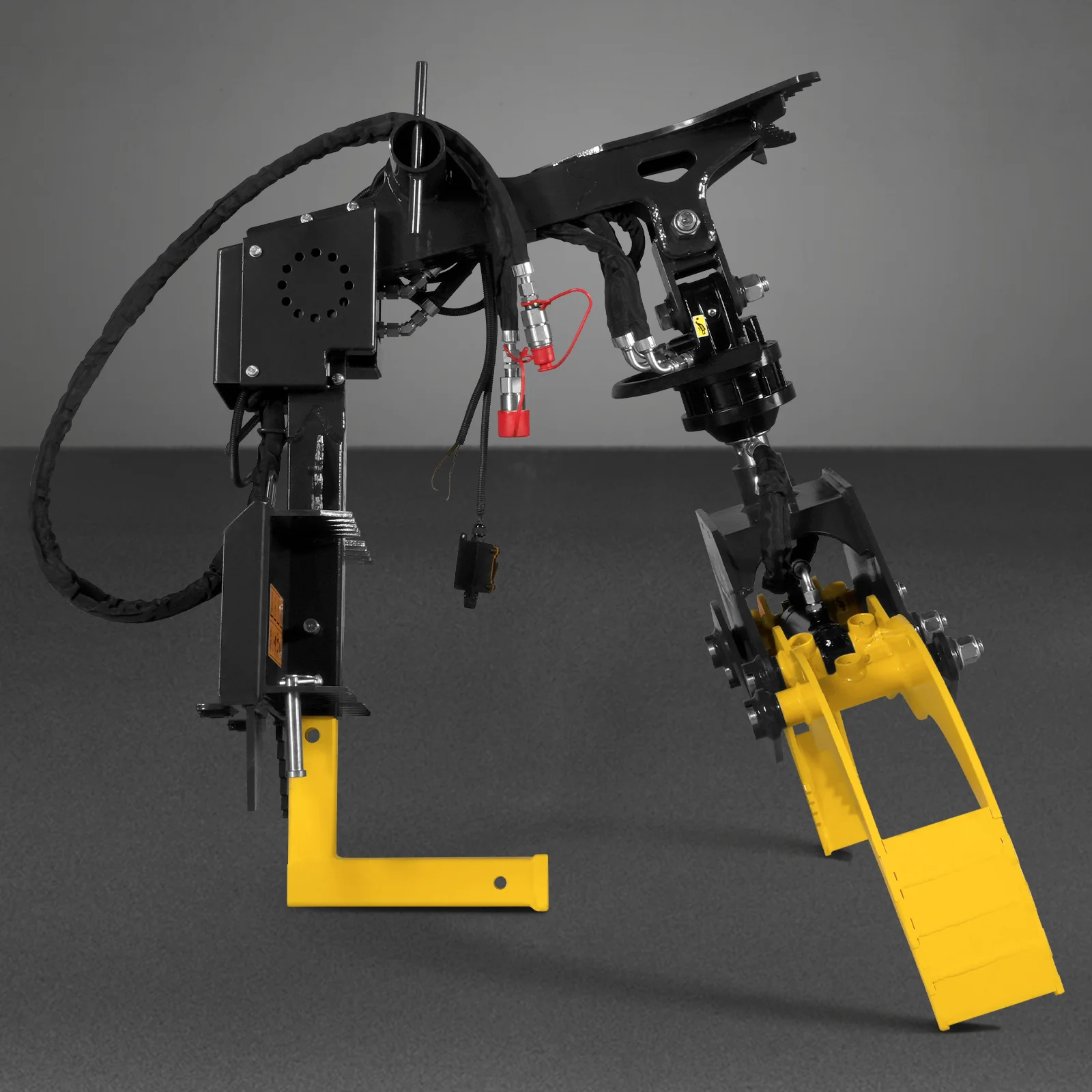 59" Multi-purpose Hydraulic Rotating Log Grapple For Mini Skid Steer, 1500lbs Lift Capacity, 360° Rotational Ability - Image 27