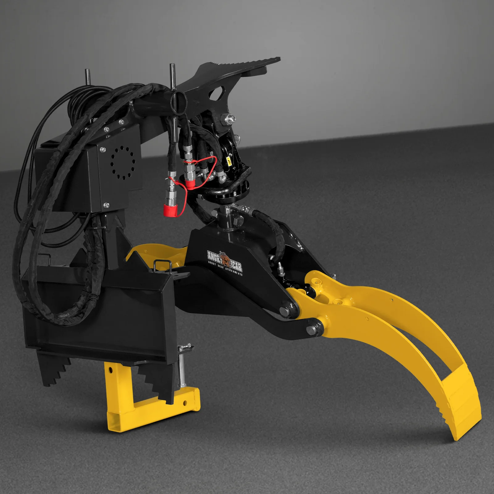 59" Multi-purpose Hydraulic Rotating Log Grapple For Mini Skid Steer, 1500lbs Lift Capacity, 360° Rotational Ability - Image 28