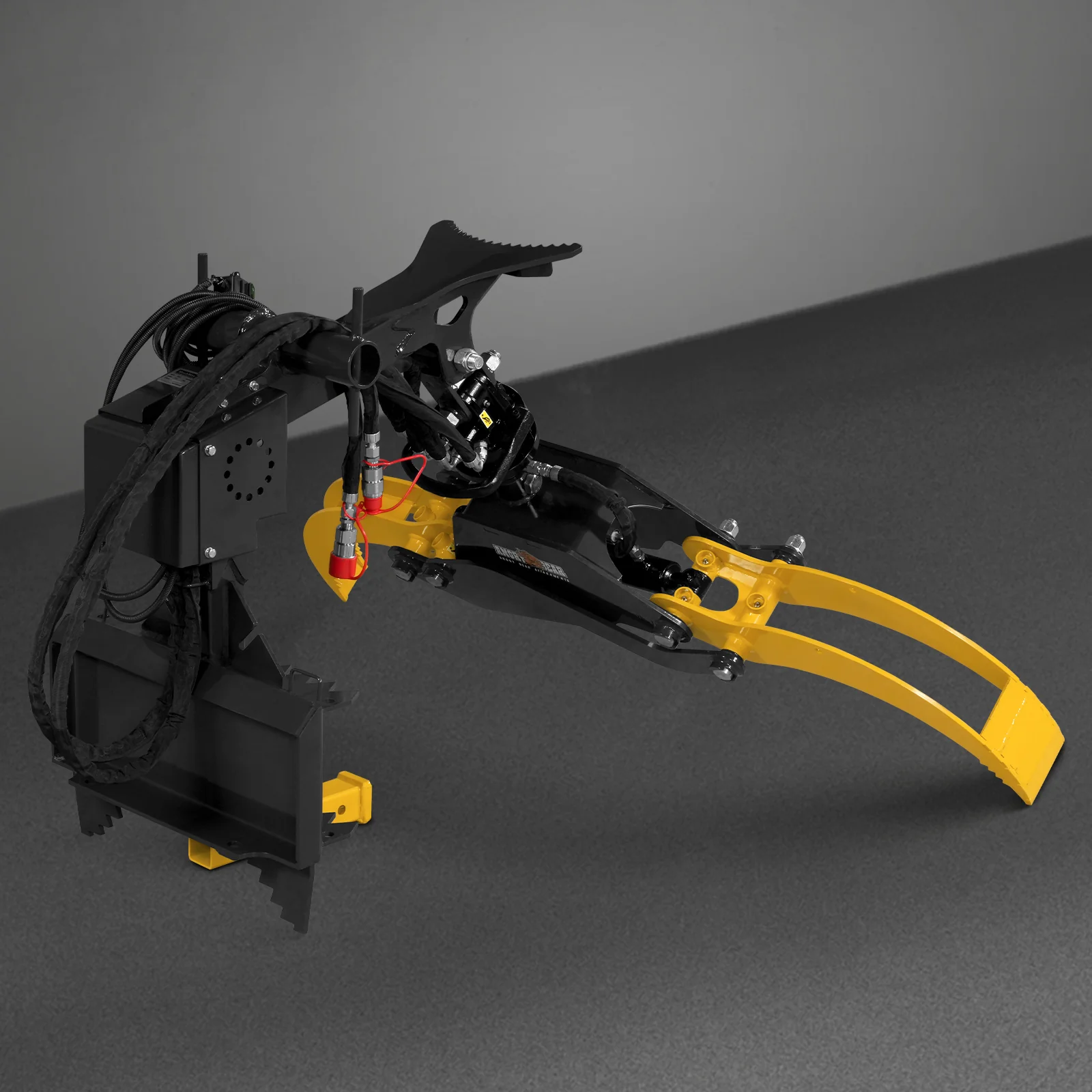 59" Multi-purpose Hydraulic Rotating Log Grapple For Mini Skid Steer, 1500lbs Lift Capacity, 360° Rotational Ability - Image 30