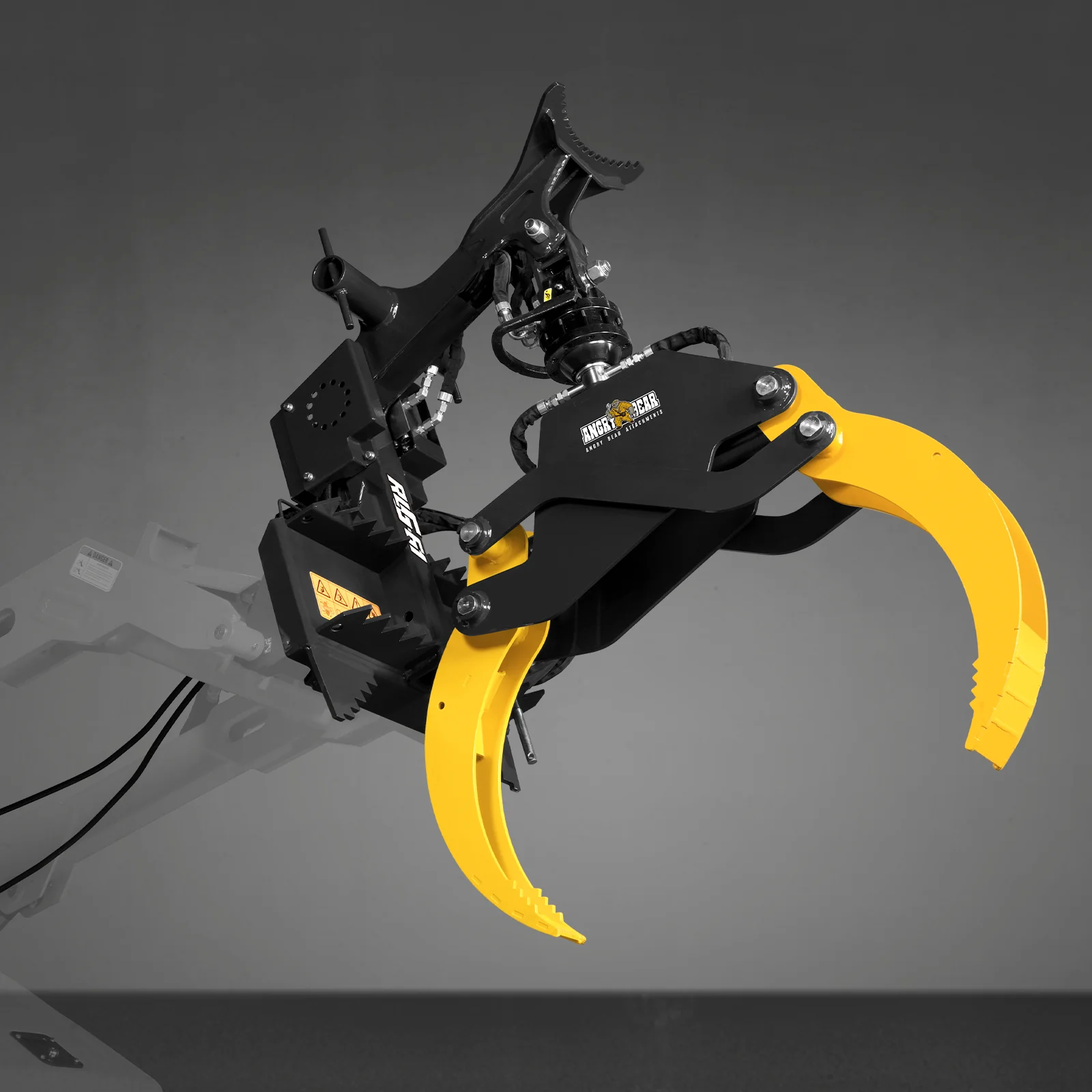 59" Multi-purpose Hydraulic Rotating Log Grapple For Mini Skid Steer, 1500lbs Lift Capacity, 360° Rotational Ability - Image 35