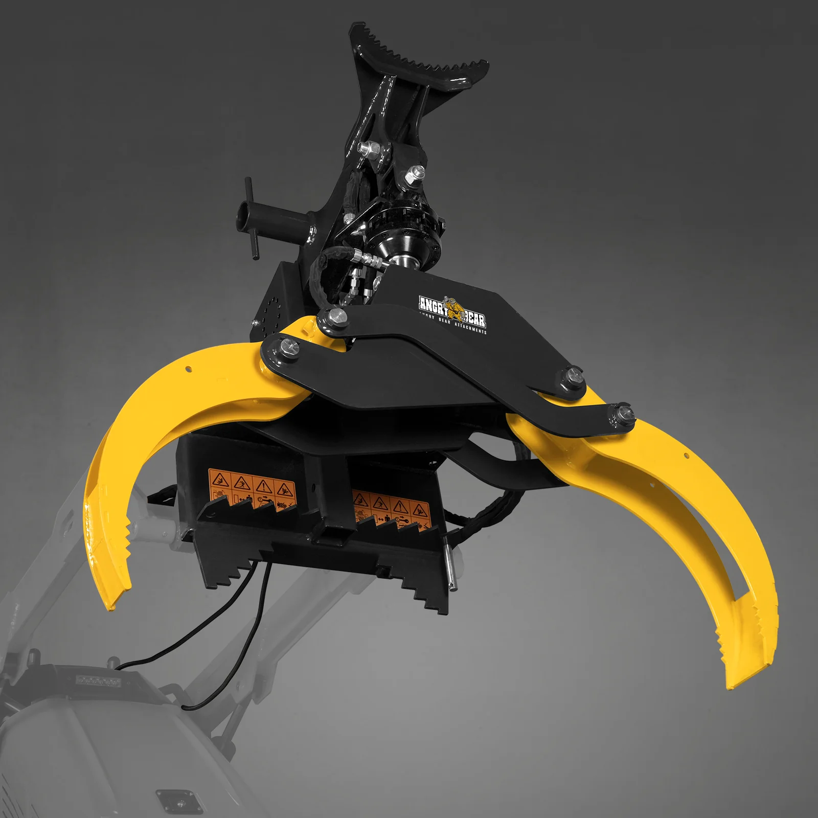 59" Multi-purpose Hydraulic Rotating Log Grapple For Mini Skid Steer, 1500lbs Lift Capacity, 360° Rotational Ability - Image 42