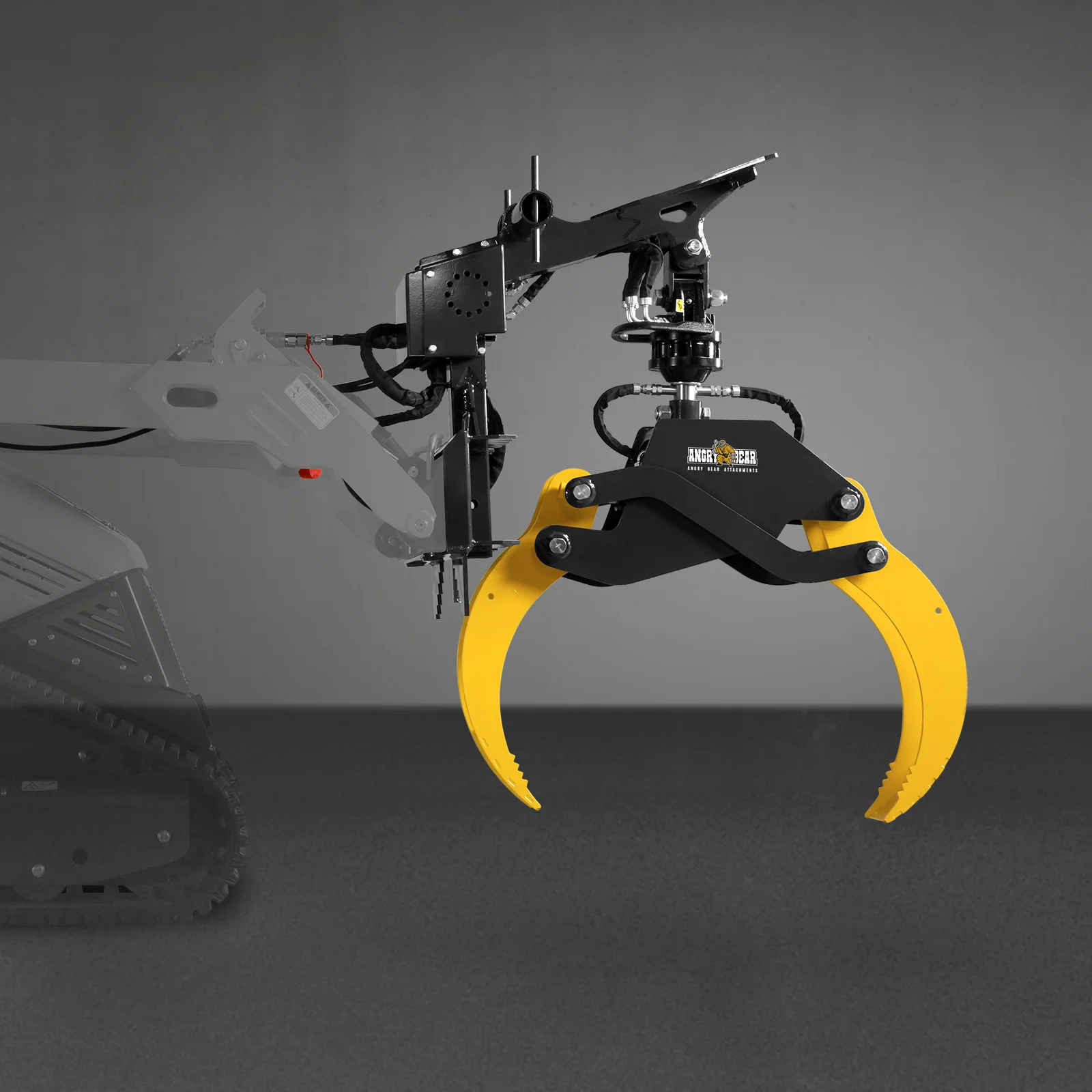 59" Multi-purpose Hydraulic Rotating Log Grapple For Mini Skid Steer, 1500lbs Lift Capacity, 360° Rotational Ability - Image 44