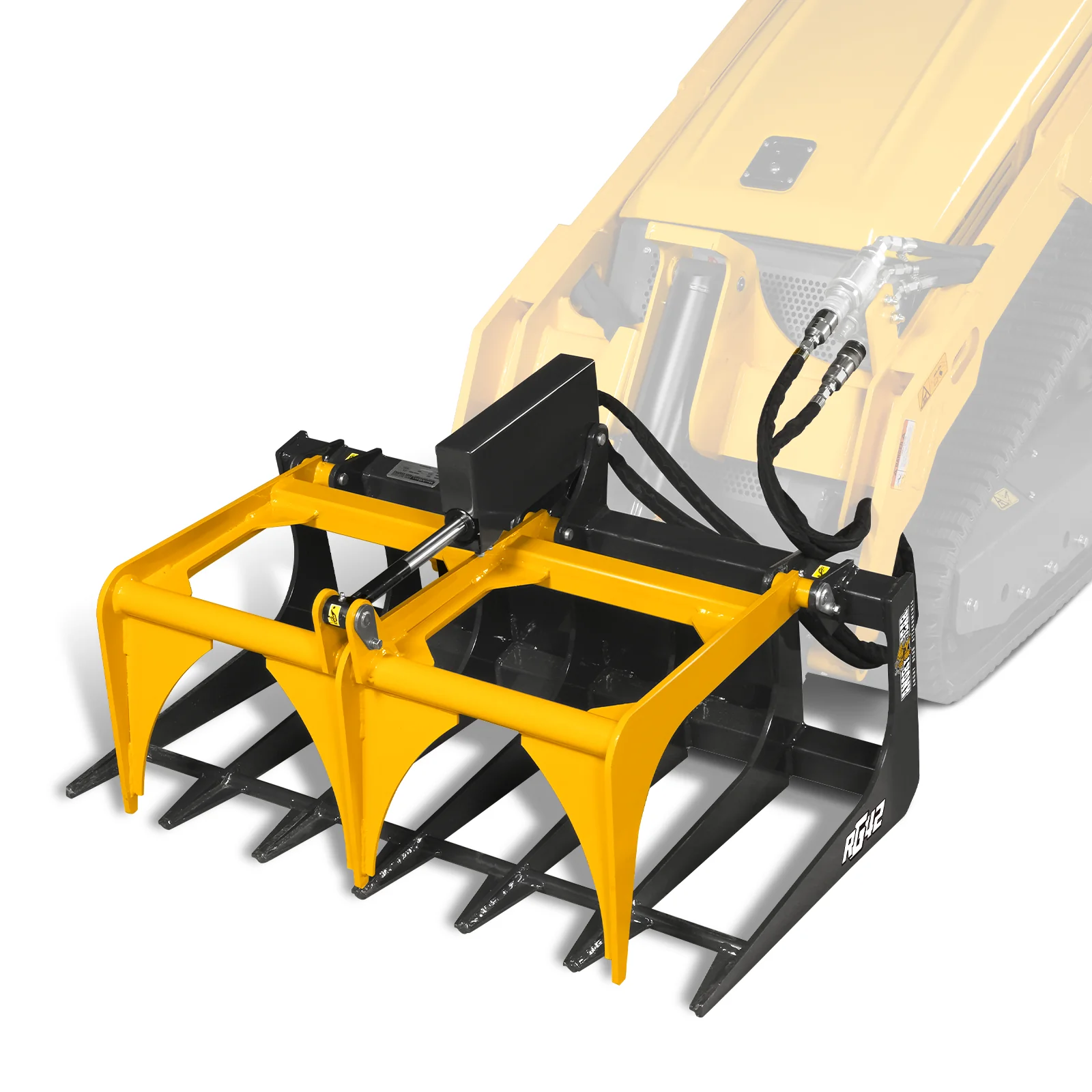 42" Mini Skid Steer Skeleton Grapple Attachment,   24" Arm Opening,  2000 lb Weight Capacity - Image 13
