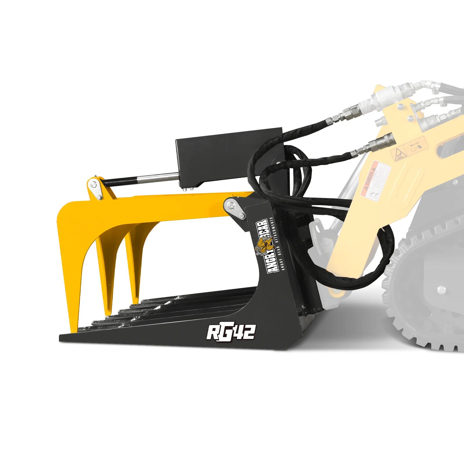 42" Mini Skid Steer Skeleton Grapple Attachment,   24" Arm Opening,  2000 lb Weight Capacity - Image 14