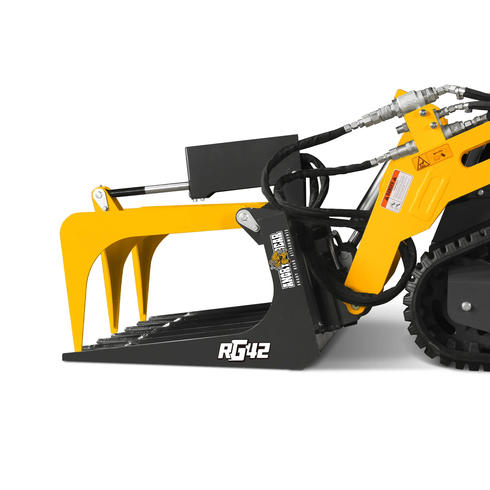 42" Mini Skid Steer Skeleton Grapple Attachment,   24" Arm Opening,  2000 lb Weight Capacity - Image 20