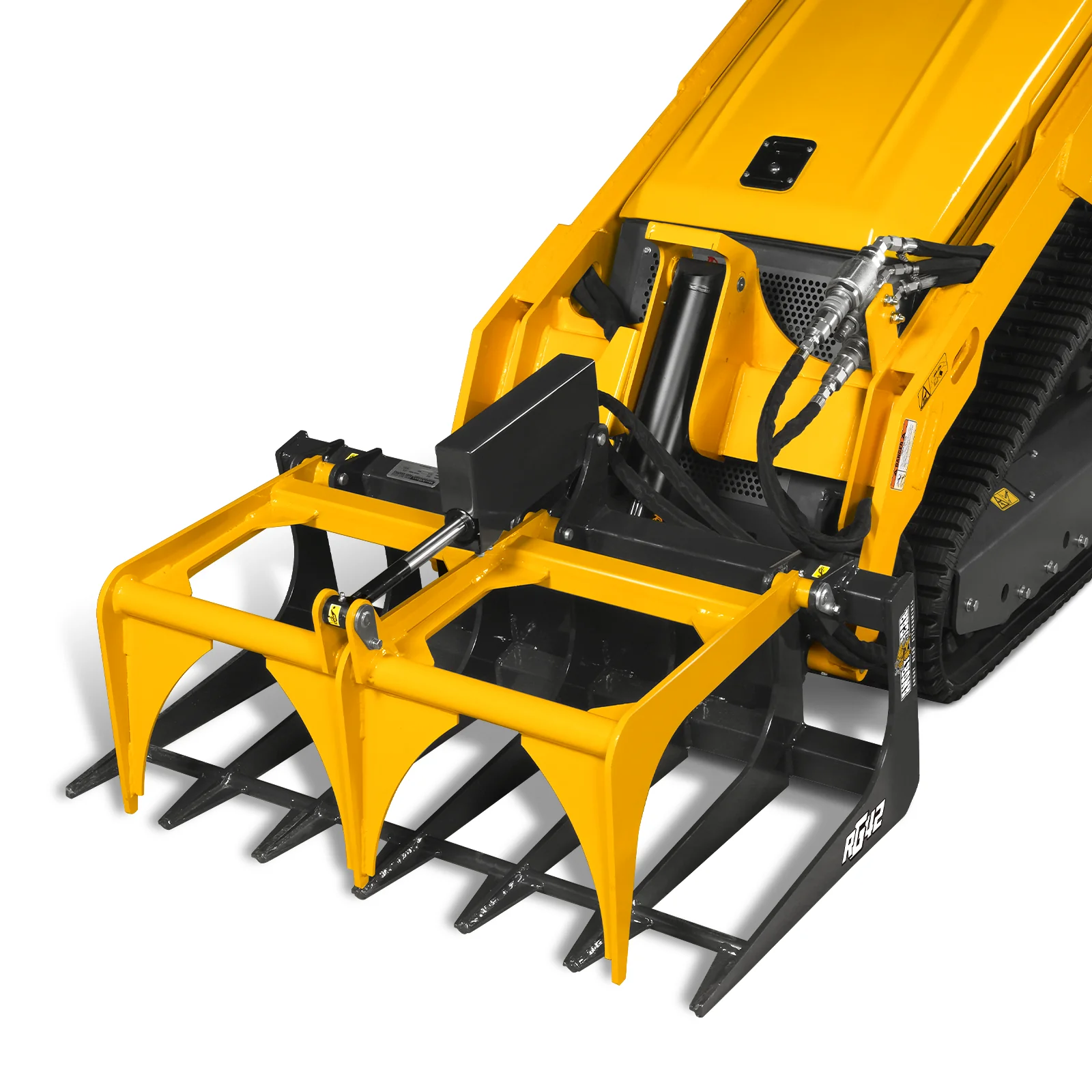 42" Mini Skid Steer Skeleton Grapple Attachment,   24" Arm Opening,  2000 lb Weight Capacity - Image 21