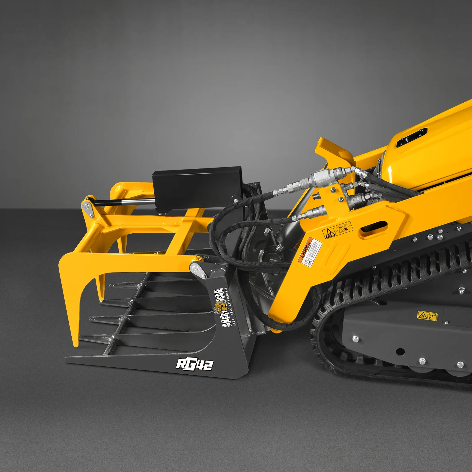 42" Mini Skid Steer Skeleton Grapple Attachment,   24" Arm Opening,  2000 lb Weight Capacity - Image 25