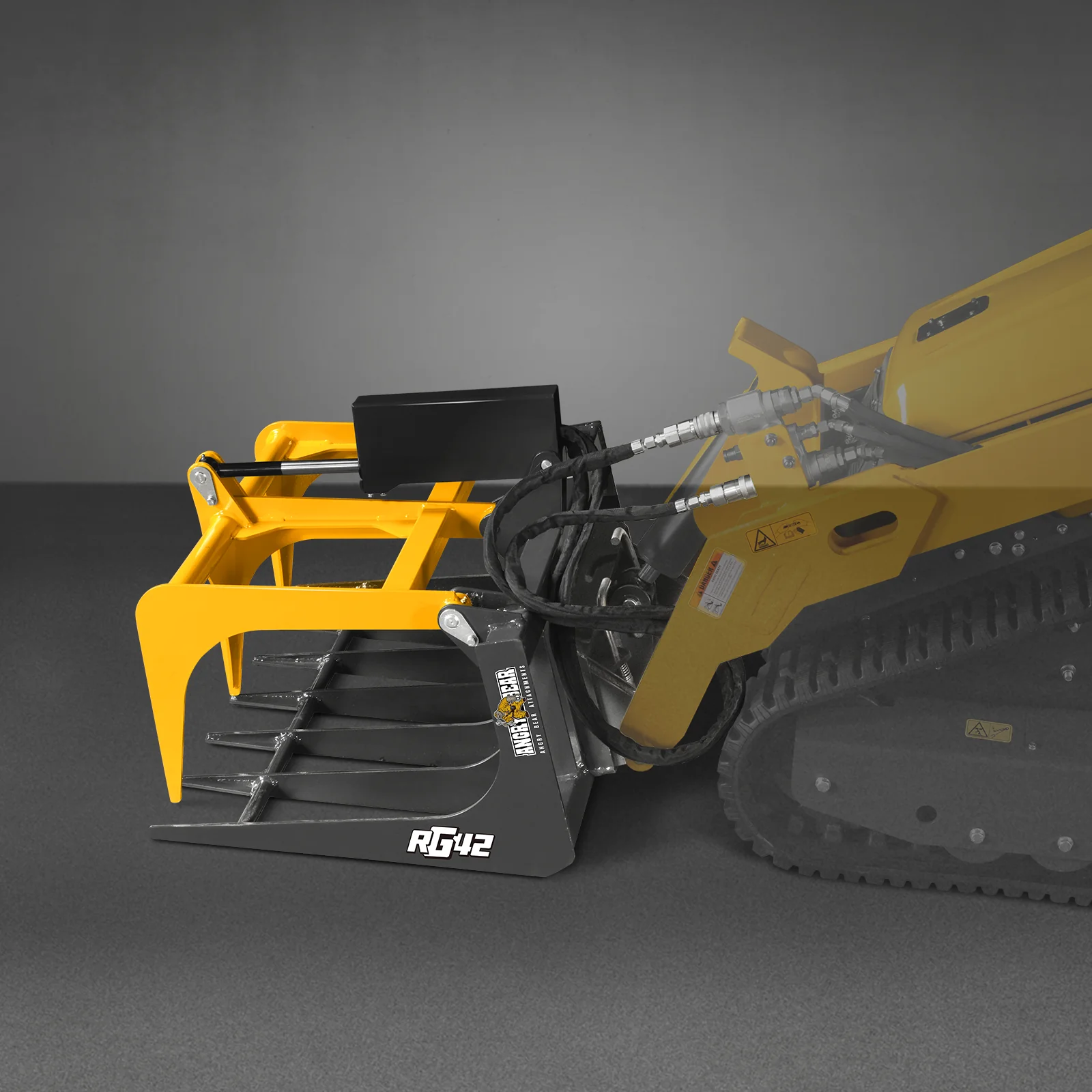 42" Mini Skid Steer Skeleton Grapple Attachment,   24" Arm Opening,  2000 lb Weight Capacity - Image 26