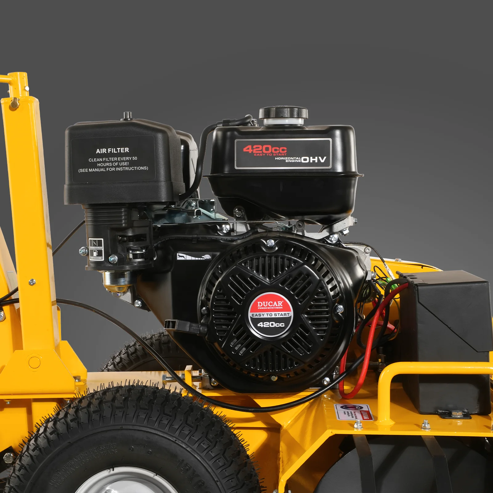 15HP 420cc E-Start Powered 24" Ditching Trencher ,  TCR1500 - Image 5