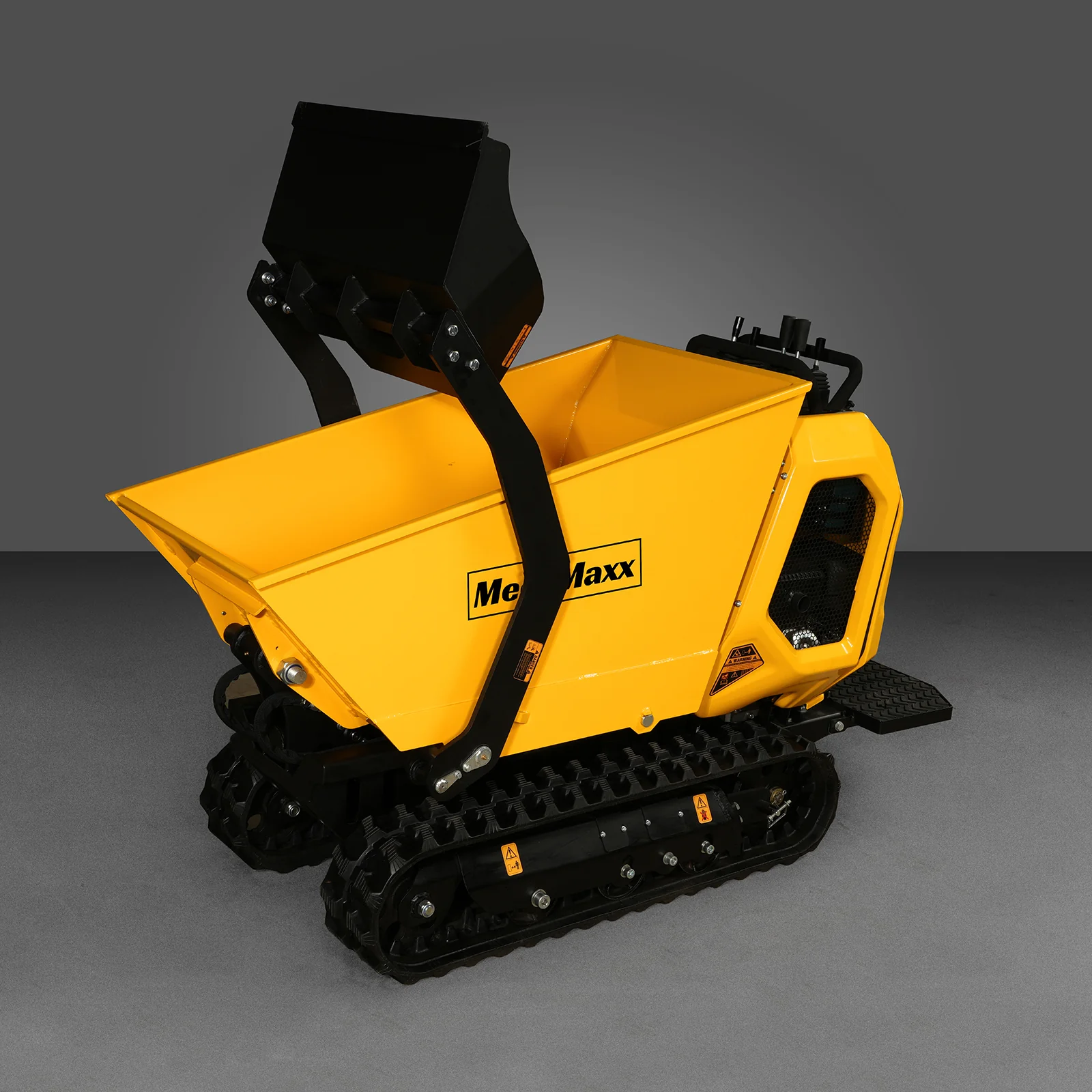 1800lb 420cc  E-start Gas Engine Stand-ON Hydraulic Track Dumper with Self-Loading ,  T80 - Image 13