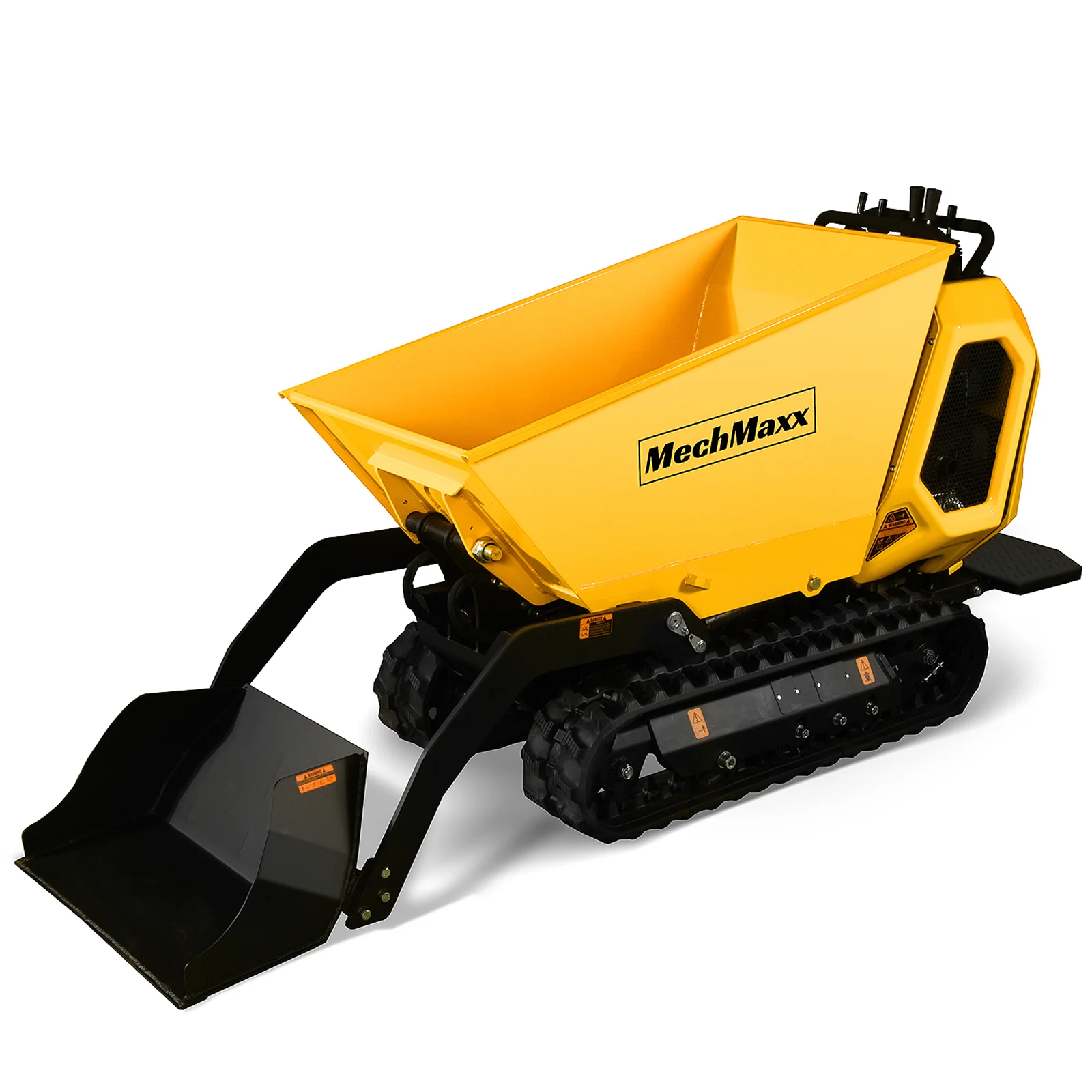 1800lb 420cc  E-start Gas Engine Stand-ON Hydraulic Track Dumper with Self-Loading ,  T80 - Image 4
