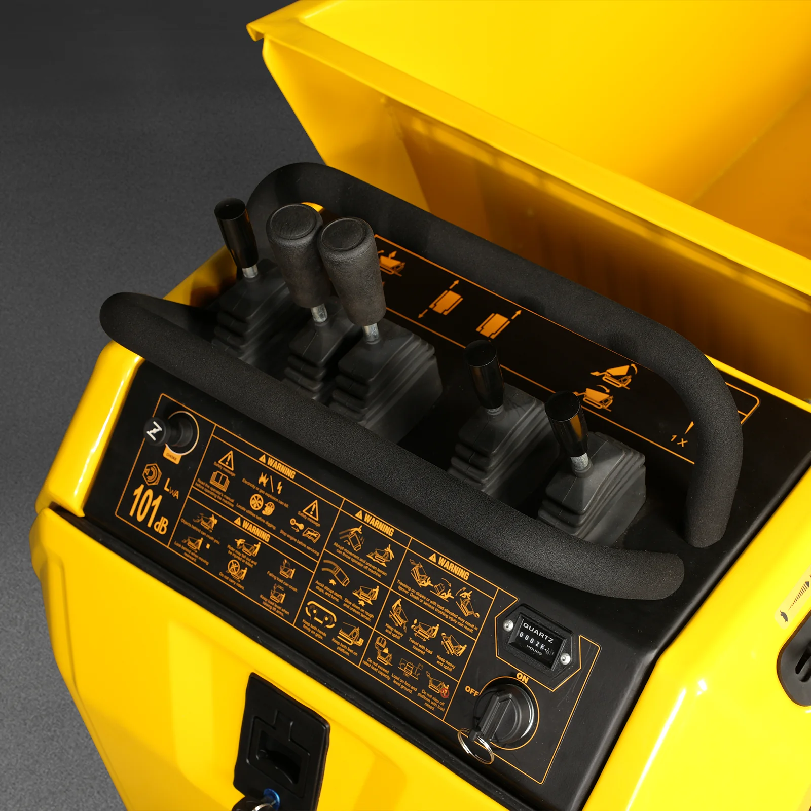 1800lb 420cc  E-start Gas Engine Stand-ON Hydraulic Track Dumper with Self-Loading ,  T80 - Image 8