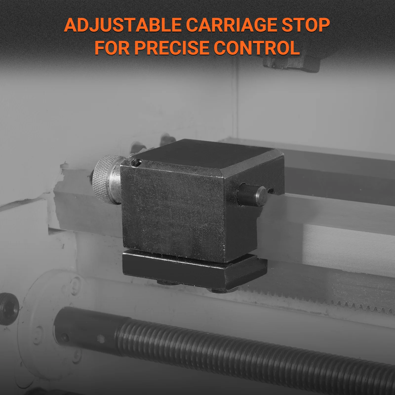 Metal Lathe Machine 11'' x 30'' High Precision Benchtop Brushless Motor 0-2000 RPM Variable Speed Metal Working Machine 2HP Small Lathe without Stand 1130V - Image 7