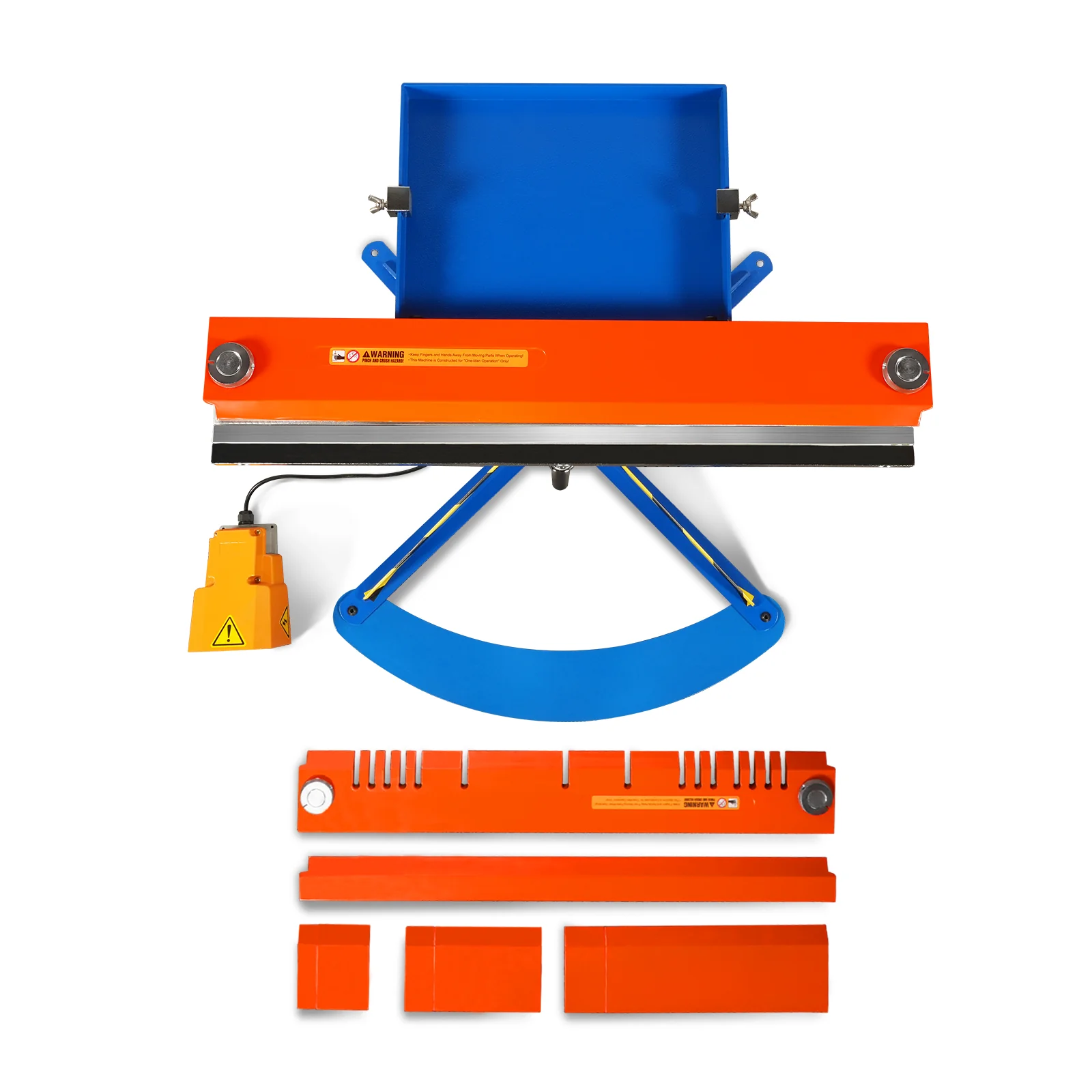 24'' Industrial Magnetic Pan and BOX Heavy Duty Sheet Metal Brake 20 Gauge Capacity Shear Press Brake,  MSMB650E - Image 16