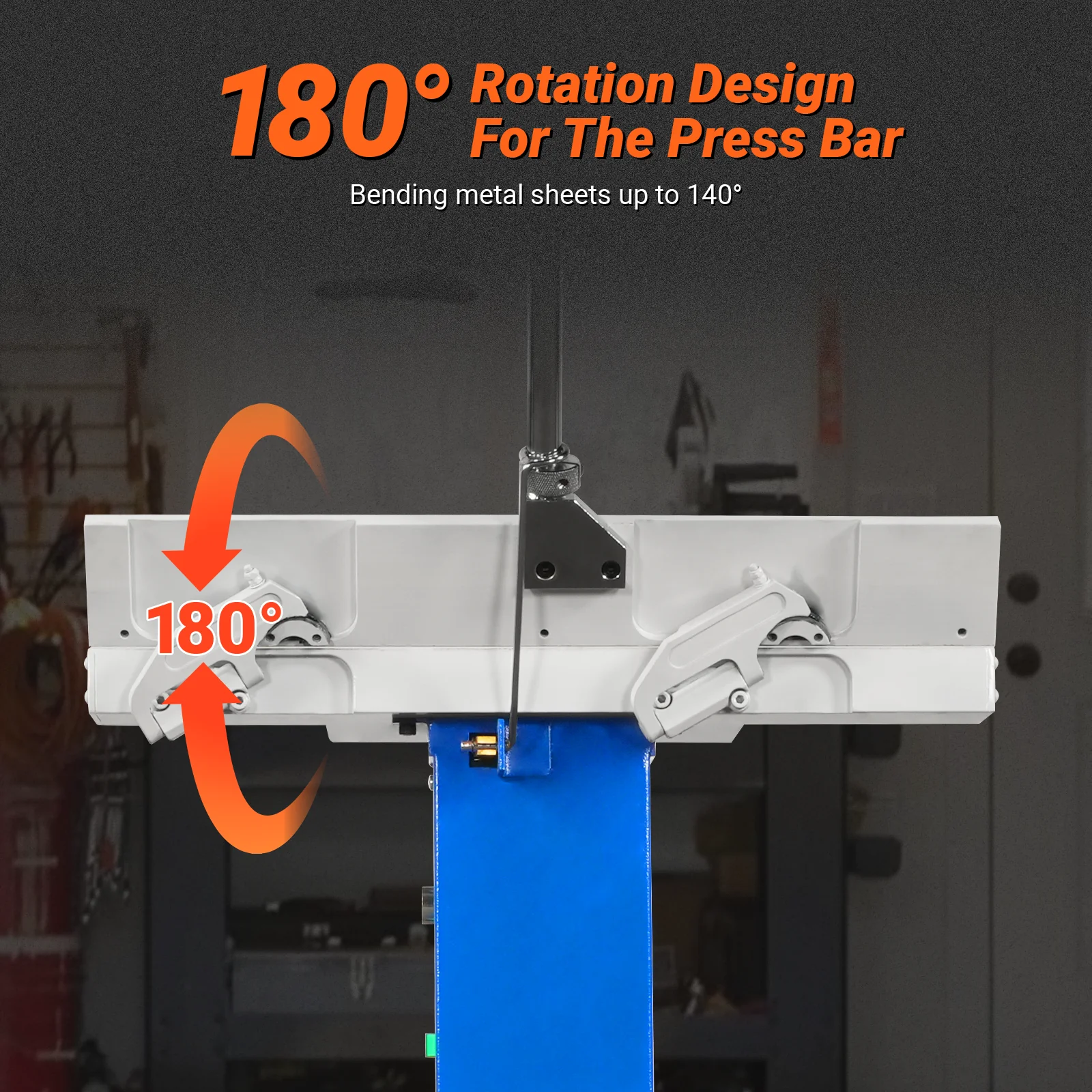 24'' Industrial Magnetic Pan and BOX Heavy Duty Sheet Metal Brake 20 Gauge Capacity Shear Press Brake,  MSMB650E - Image 8