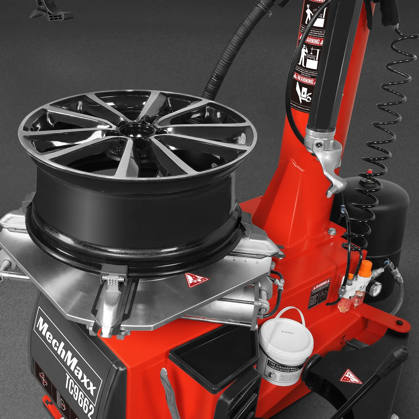 24" Rim Double Assist Arms Tire Changer Wheel Balancer Combo,  TC9662,  WB855 - Image 4