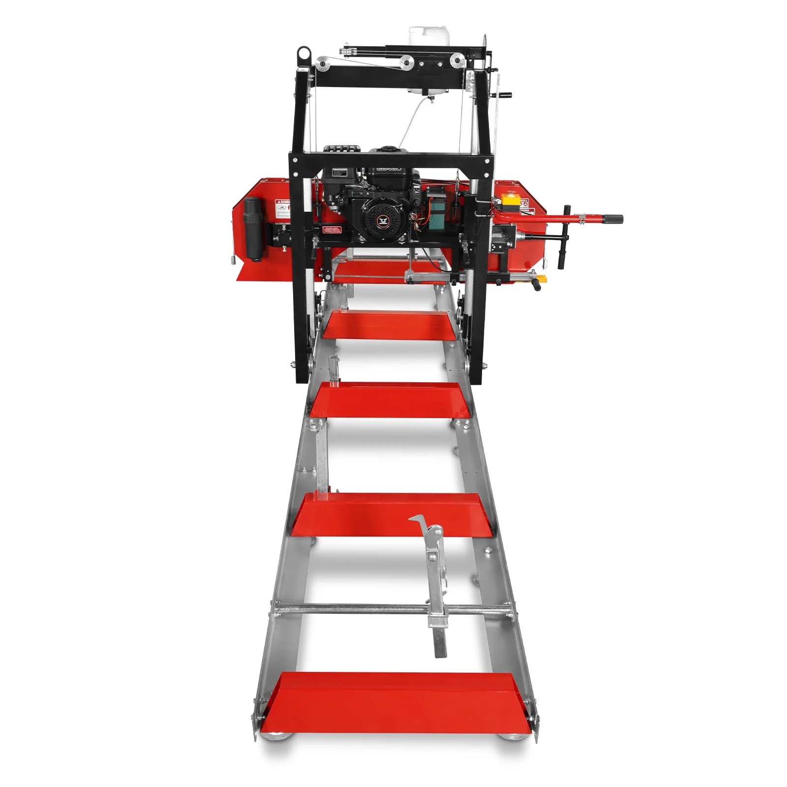 26" Portable Sawmill (5x Blades Included),  459cc 15HP E-Start Gasoline Engine,  20" Board Width,  20' Track Length (13' Track Length + 6.4' Track Extension Included) ,  SM-26 - Image 12