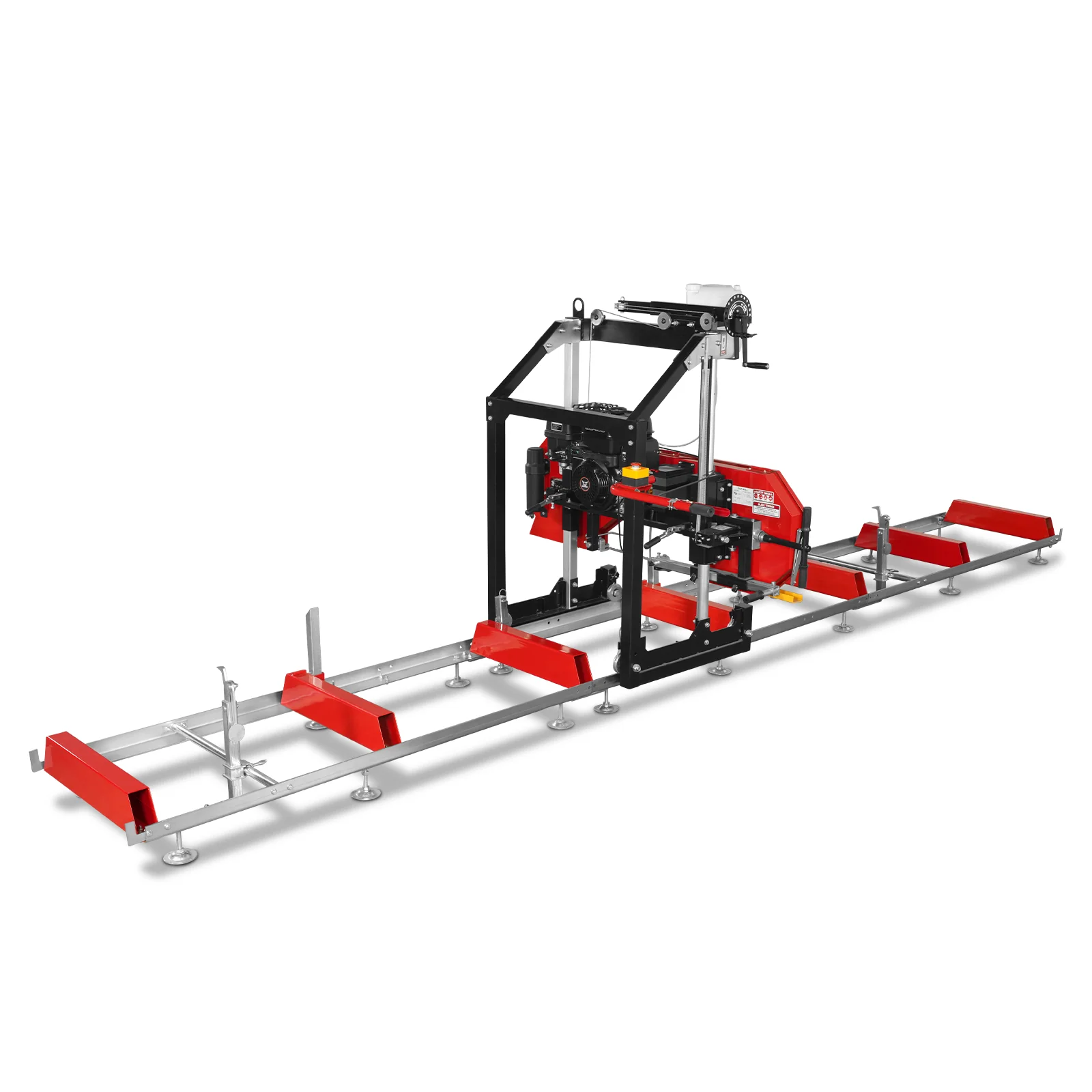 26" Portable Sawmill (5x Blades Included),  459cc 15HP E-Start Gasoline Engine,  20" Board Width,  20' Track Length (13' Track Length + 6.4' Track Extension Included) ,  SM-26 - Image 14