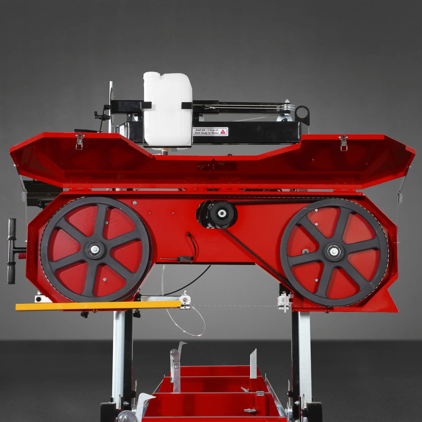 26" Portable Sawmill (5x Blades Included),  459cc 15HP E-Start Gasoline Engine,  20" Board Width,  20' Track Length (13' Track Length + 6.4' Track Extension Included) ,  SM-26 - Image 9