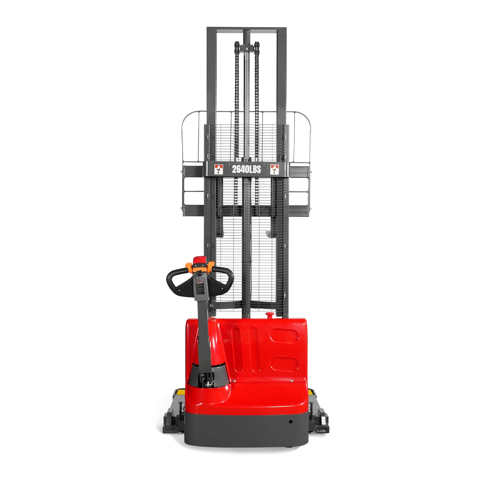 2640lbs Lithium-ion Electric Straddle Stacker,  118" Lift,  Adjustable Legs & Forks,  F26-118S - Image 27