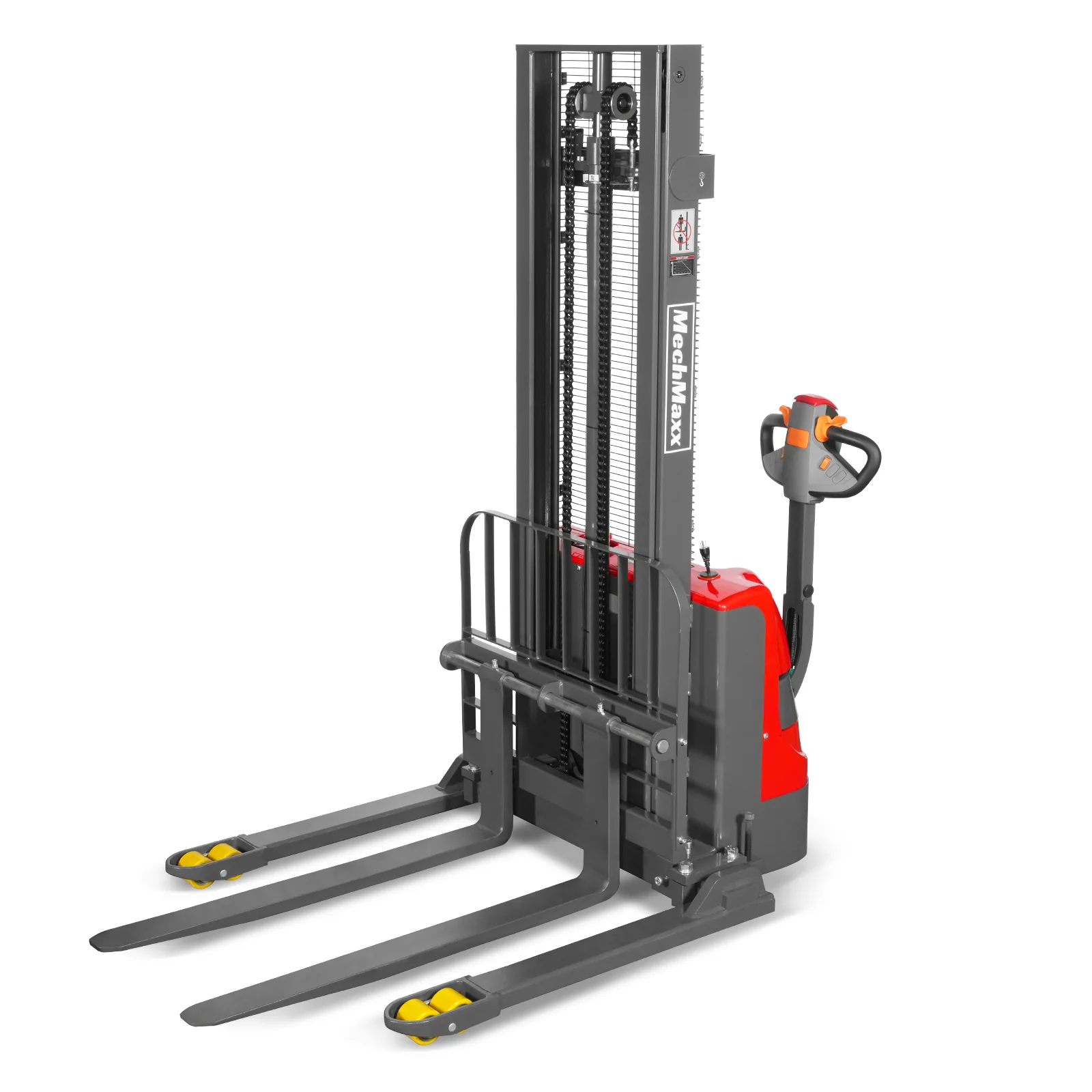 2640lbs Lithium-ion Electric Straddle Stacker,  118" Lift,  Adjustable Legs & Forks,  F26-118S - Image 26
