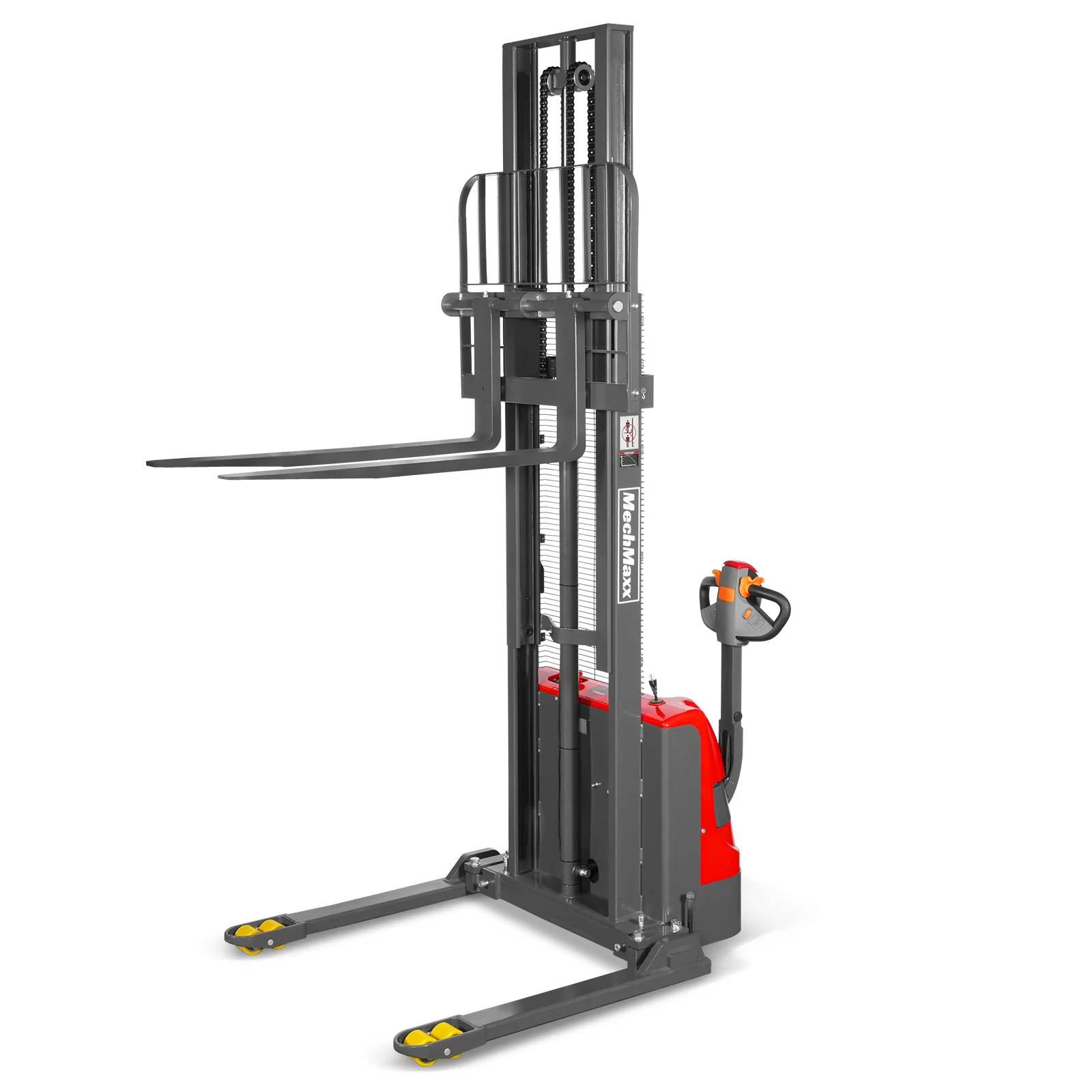 2640lbs Electric Straddle Stacker,  118" Lift,  Adjustable Legs & Forks,  F26-118SLA - Image 30
